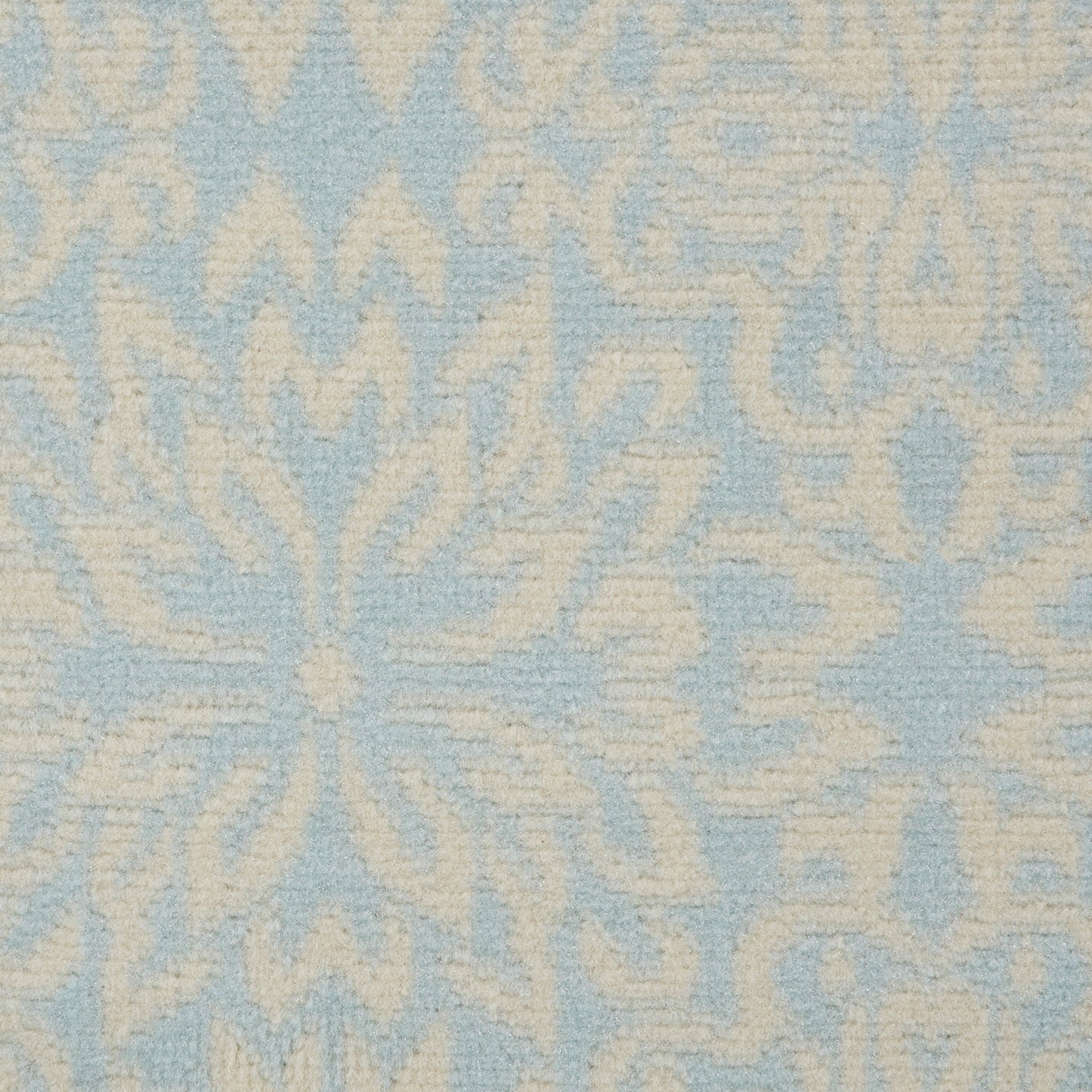 Nourison Jubilant 2' x 4' Ivory/Light Blue Farmhouse Indoor Rug