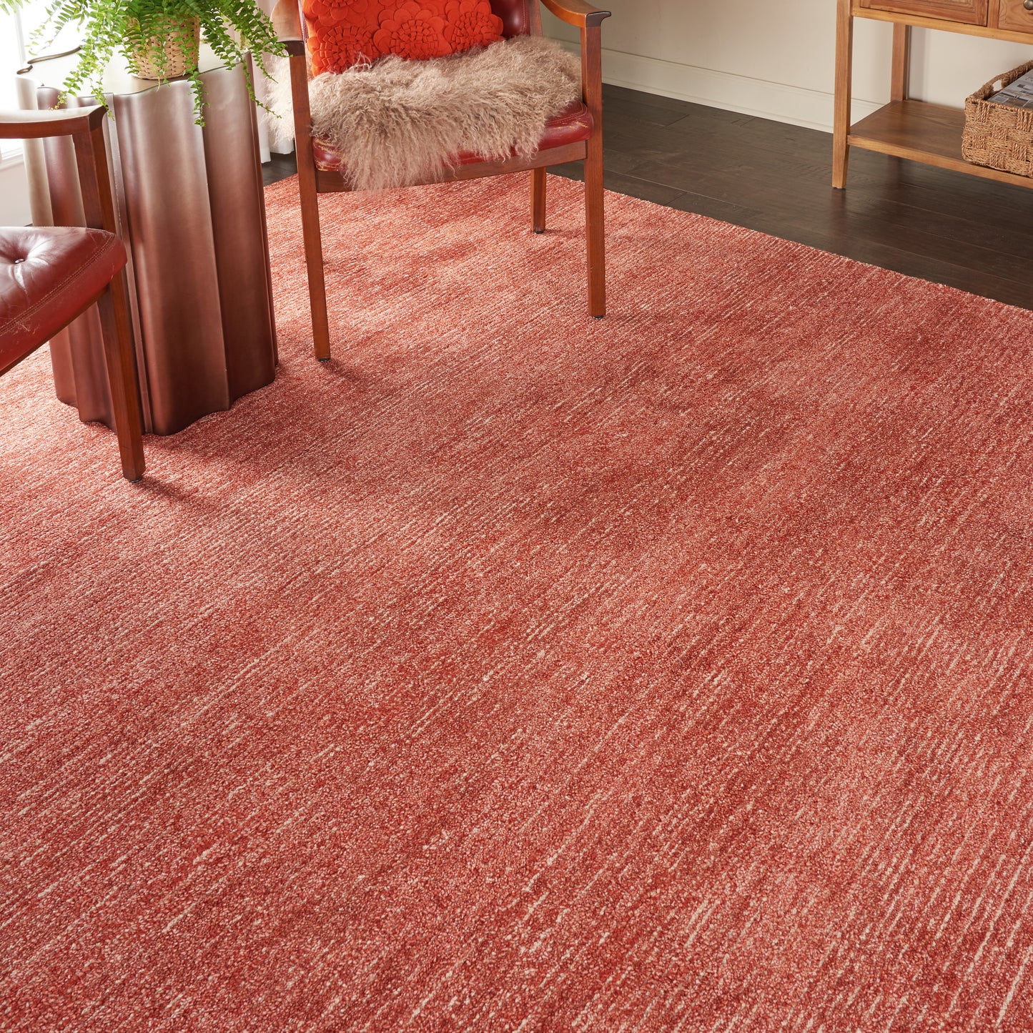 Nourison Weston 9'6" x 13' Brick Modern Indoor Rug