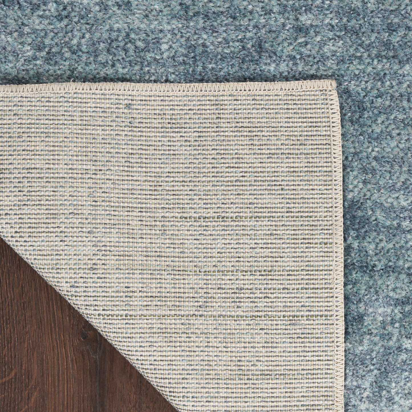 Nourison Astra Machine Washable 9' x 12' Blue Green Multi Modern Indoor Rug