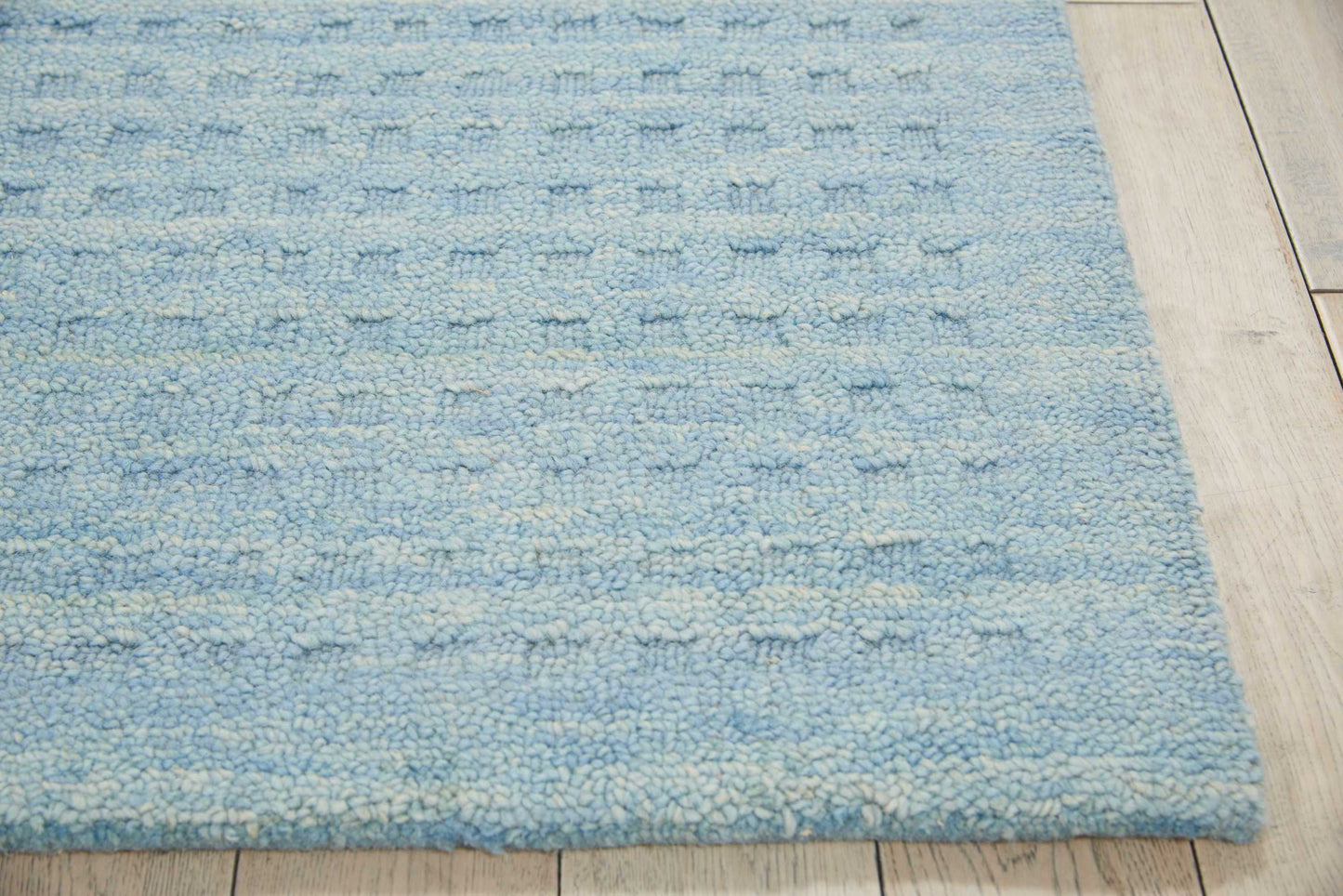 Nourison Marana 6'6" x 9'6" Sky Blue Contemporary Indoor Rug