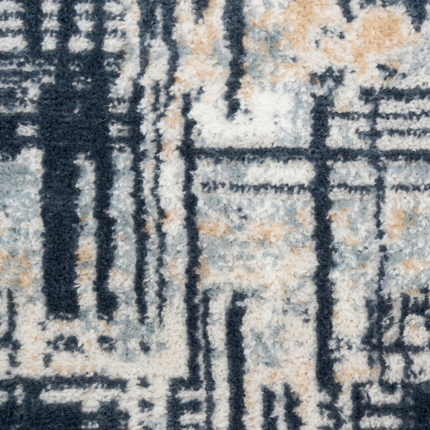 Nourison Dekor 5'3" x 7' Slate Modern Indoor Rug