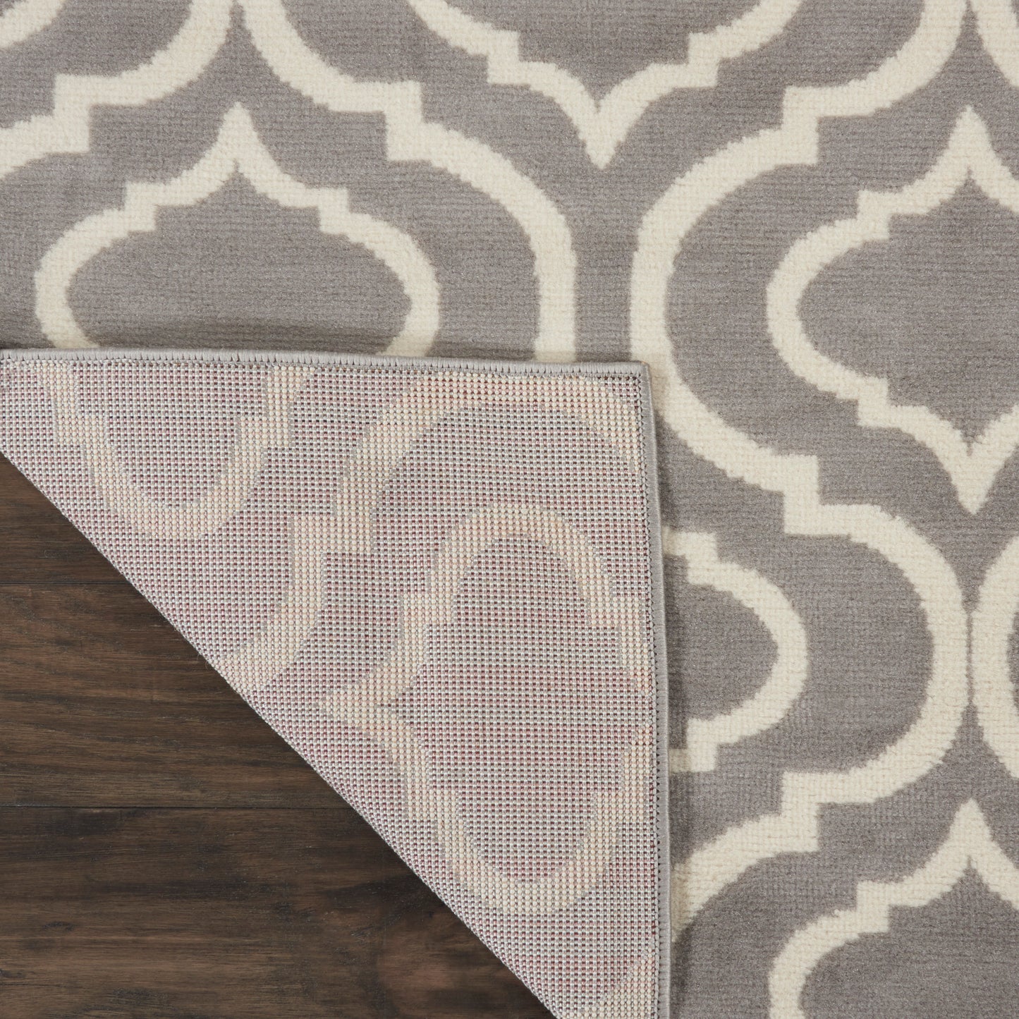 Nourison Jubilant 8'6" x 12' Grey Contemporary Indoor Rug