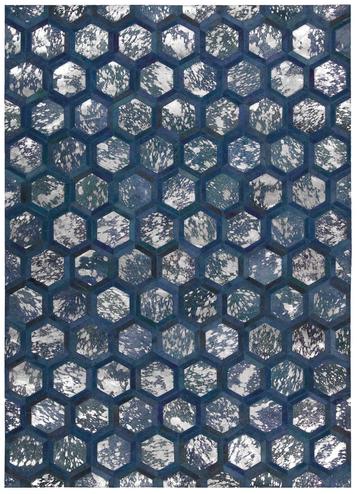 Michael Amini City Chic 5'3" x 7'5" Cobalt Modern Indoor Rug