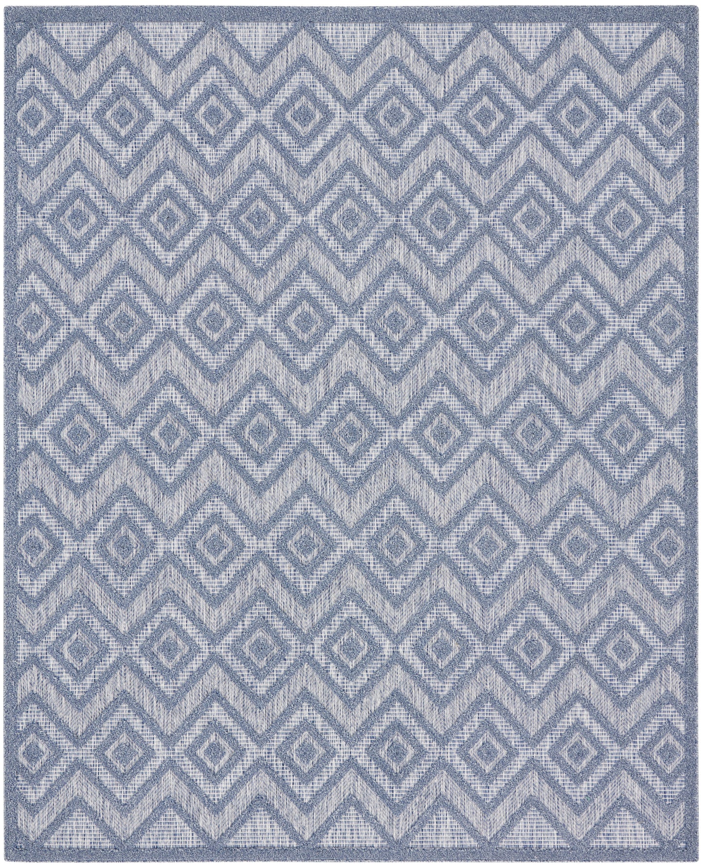 Nourison Versatile 8' x 10' Denim Blue Modern Rug