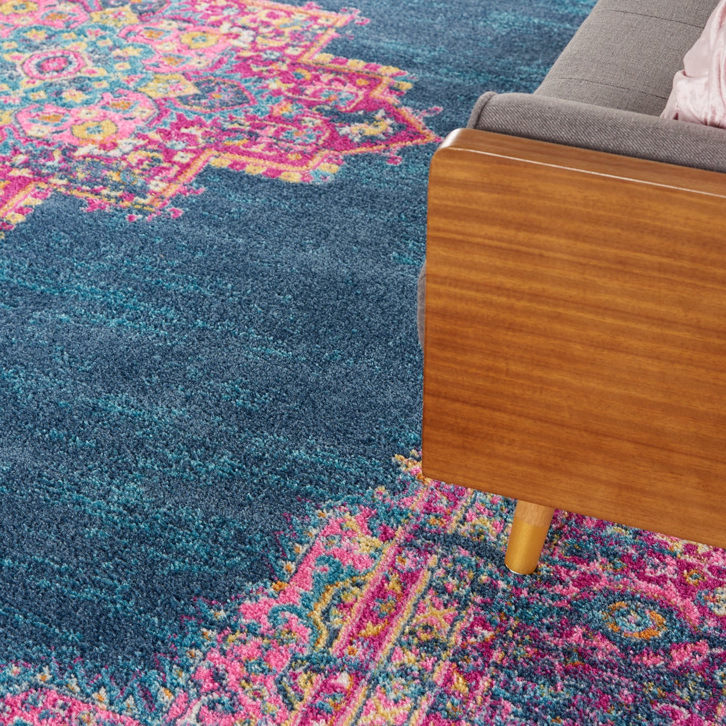 Nourison Passion 12' x 18' Blue Bohemian Indoor Rug