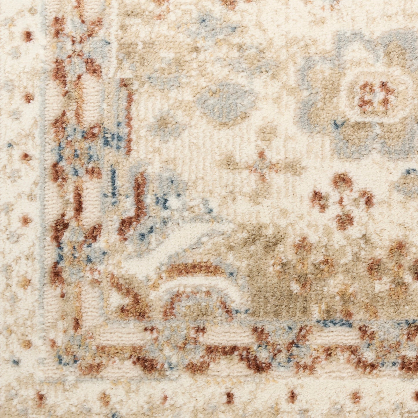 Nourison Pardis 2' x 6' Ivory Rust Vintage Indoor Rug