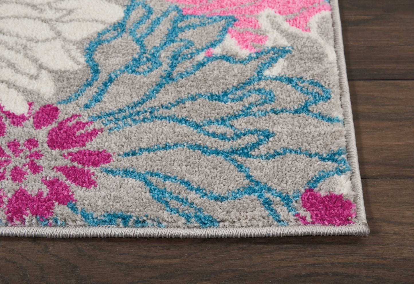 Nourison Passion 1'10" x 6' Grey Contemporary Indoor Rug