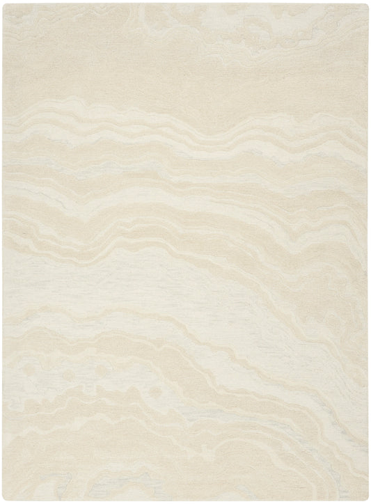 Nourison Graceful 8'6" x 11'6" Ivory Modern Indoor Rug