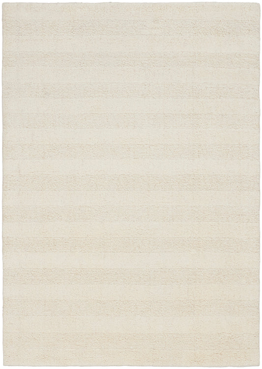 Calvin Klein CK043 Spun 5'3" x 7'3" Ivory Farmhouse Indoor Rug
