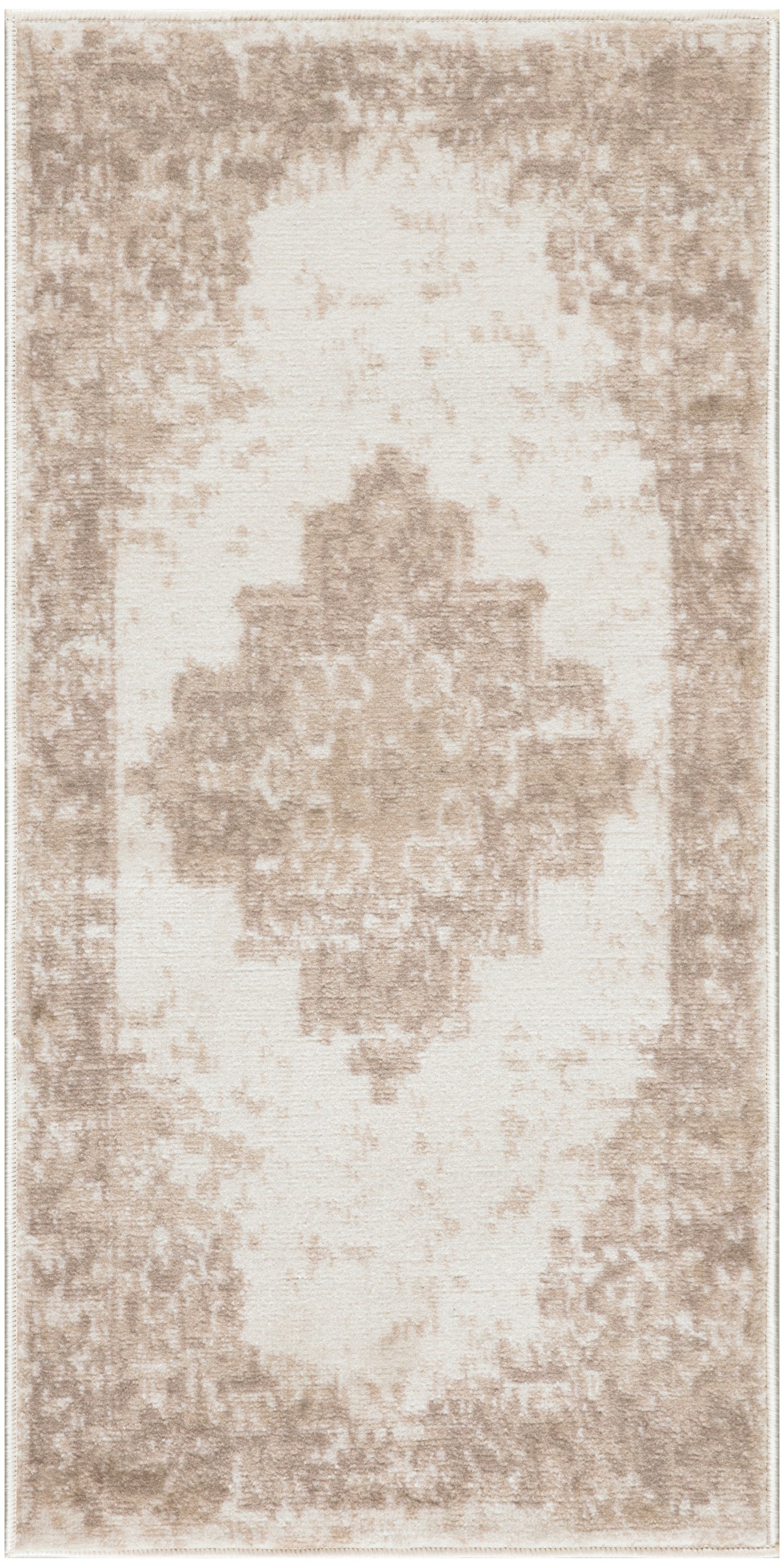 Nourison Grafix 3' x 5' Ivory Beige Vintage Indoor Rug