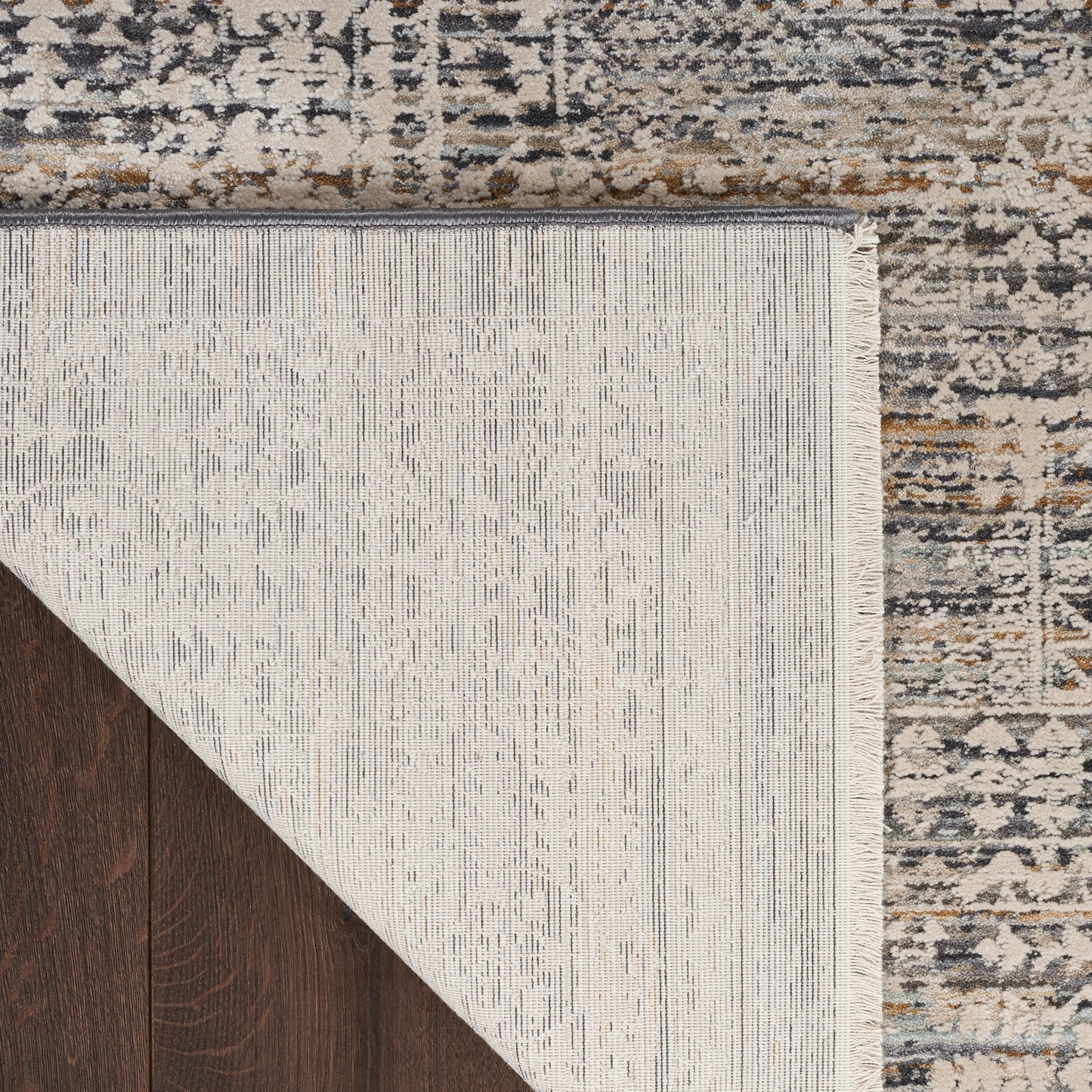 Nourison Lynx 8'6" x 11'4" Ivory Slate Vintage Indoor Rug