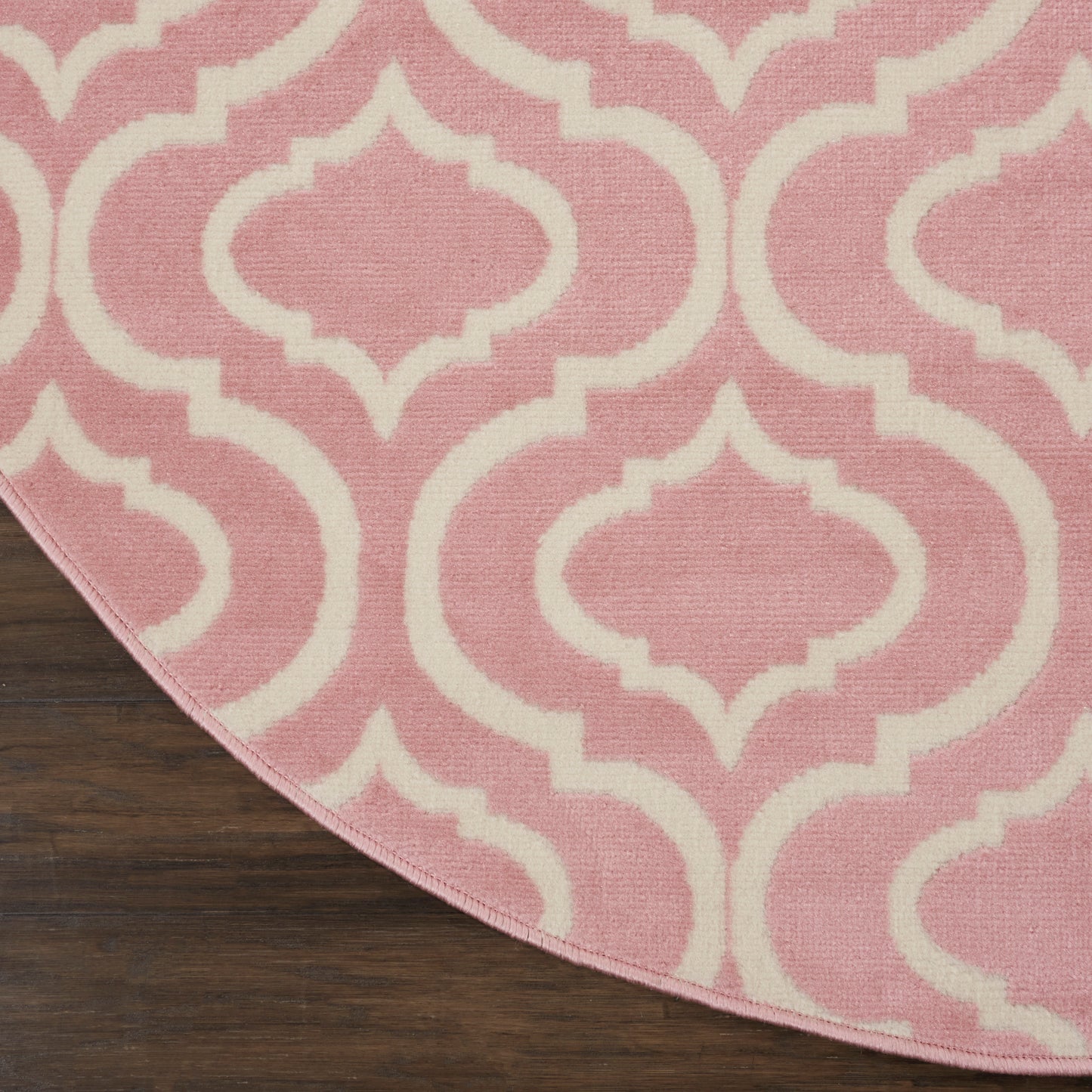 Nourison Jubilant 8' x Round Pink Contemporary Indoor Rug