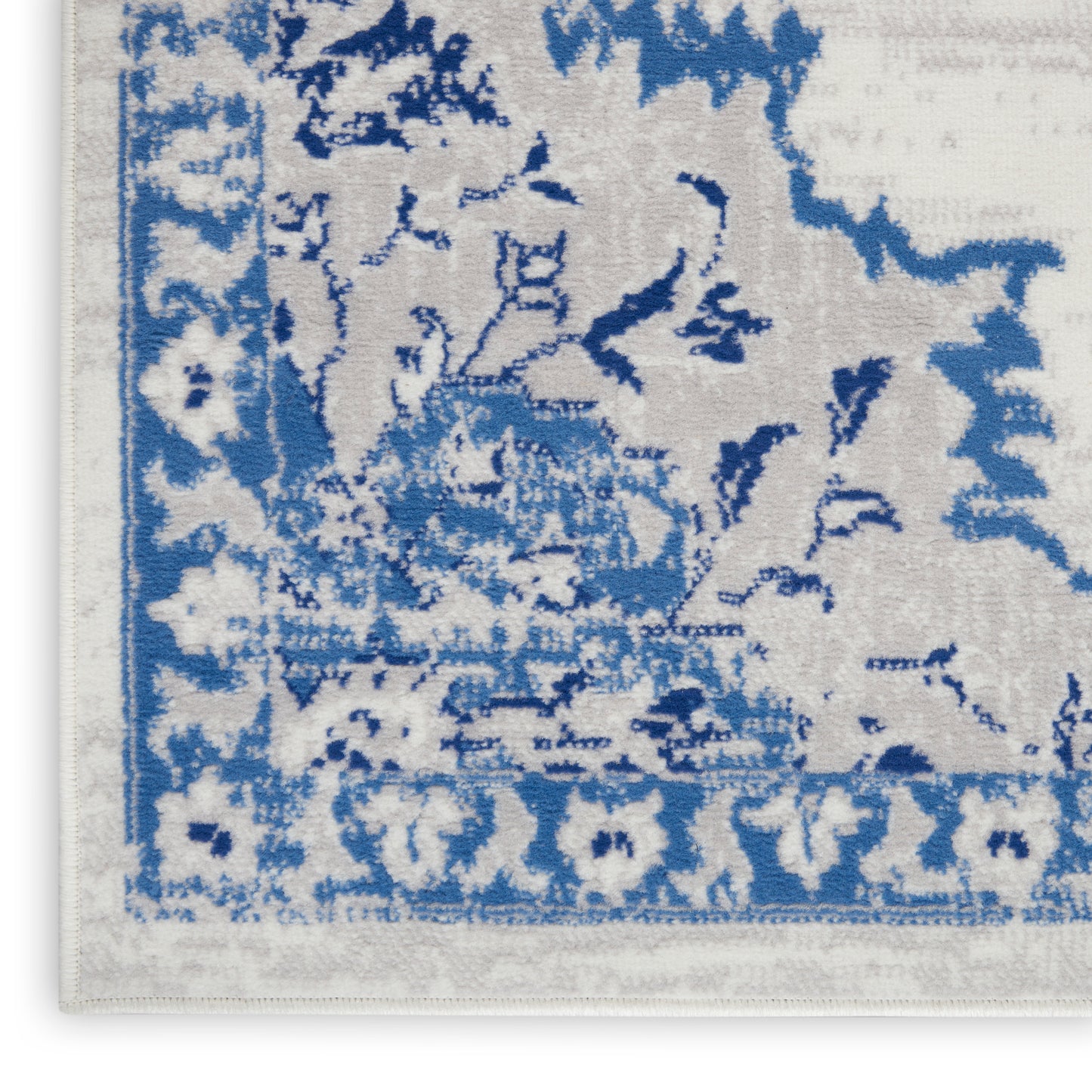 Nourison Whimsicle 4' x 6' Ivory Blue Bohemian Indoor Rug