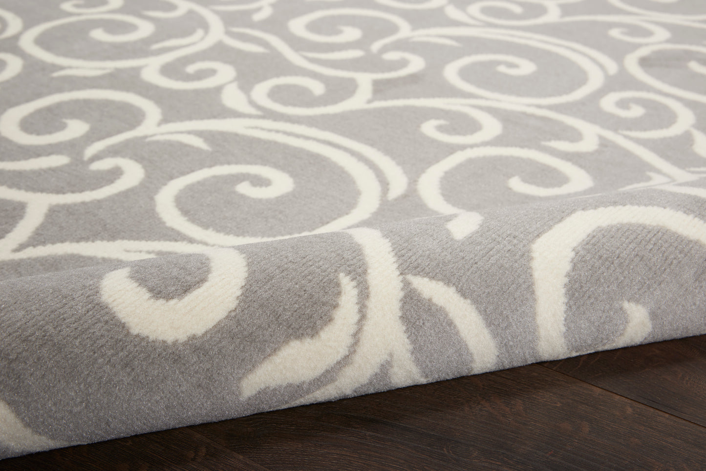 Nourison Grafix 6' x 9' Grey Contemporary Indoor Rug