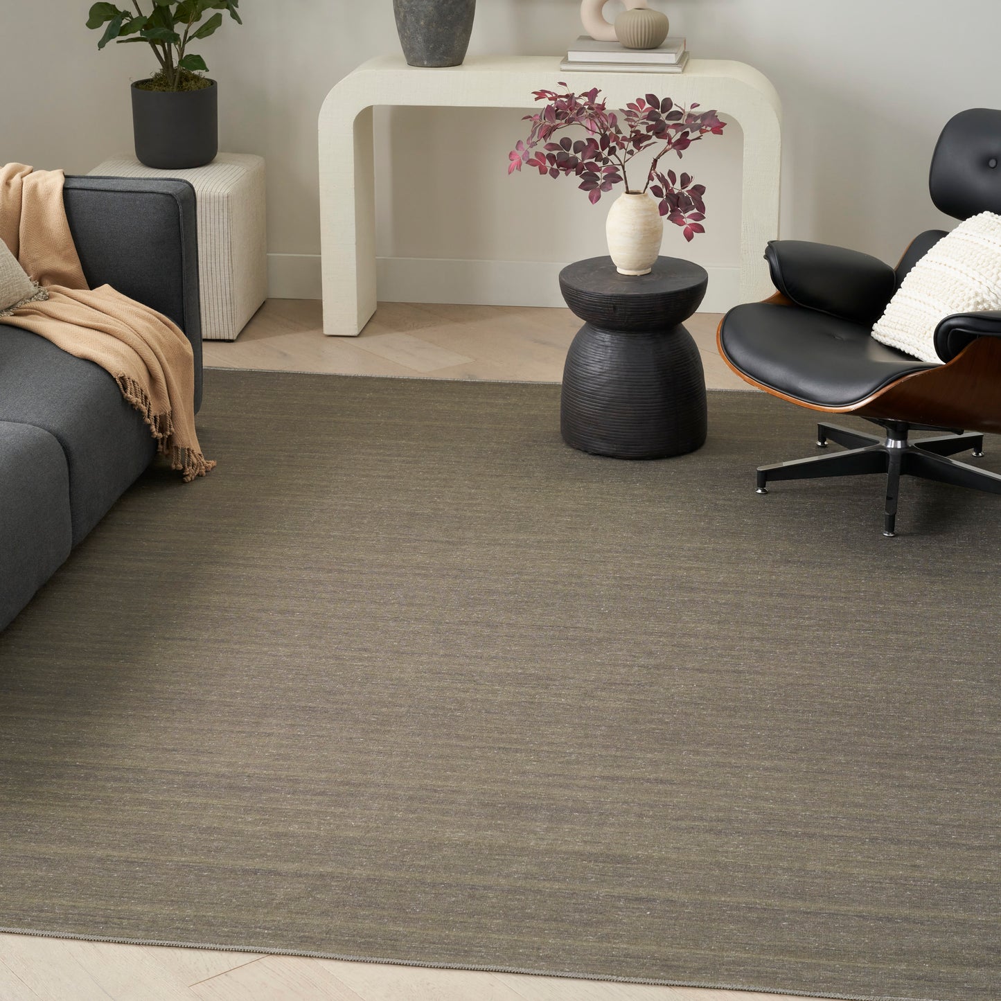 Nourison Washable Essentials 7'10" x 9'10" Green Modern Indoor Rug