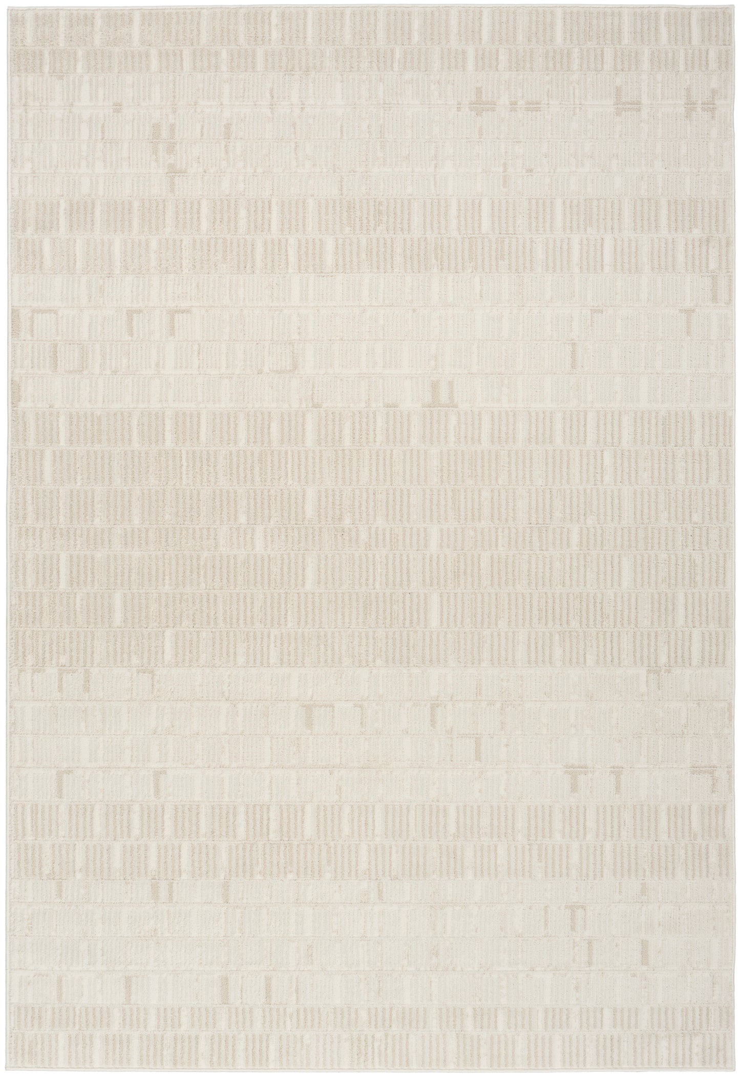 Nourison Nordic 4' x 6' Ivory Modern Indoor Rug