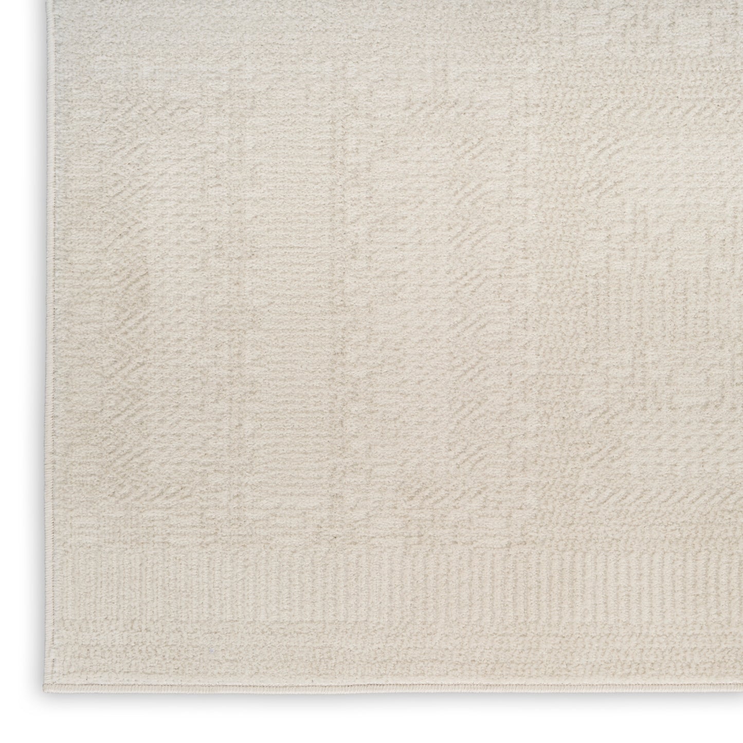 Nourison Nordic 2' x 6' Ivory Modern Indoor Rug