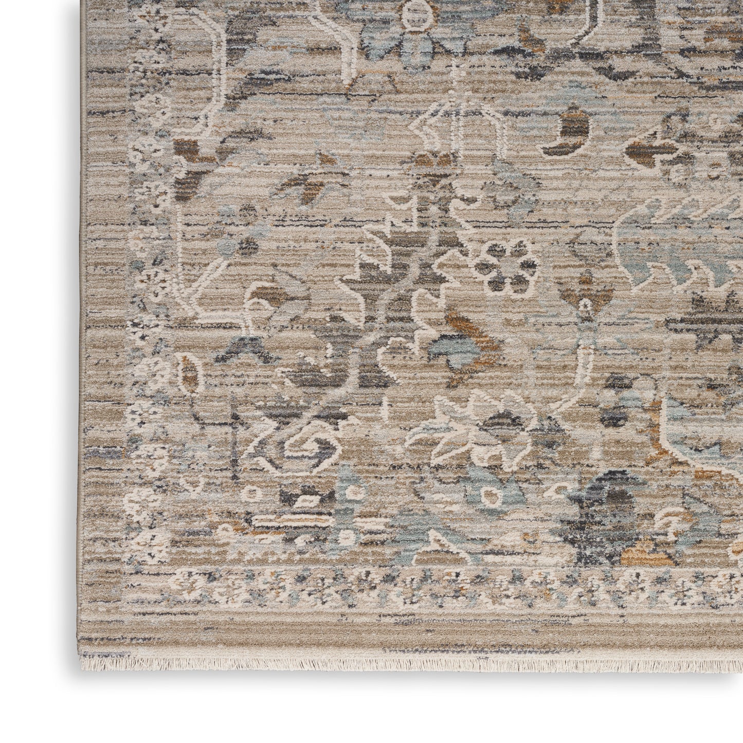 Nourison Lynx 8'6" x 11'4" Ivory Taupe Vintage Indoor Rug