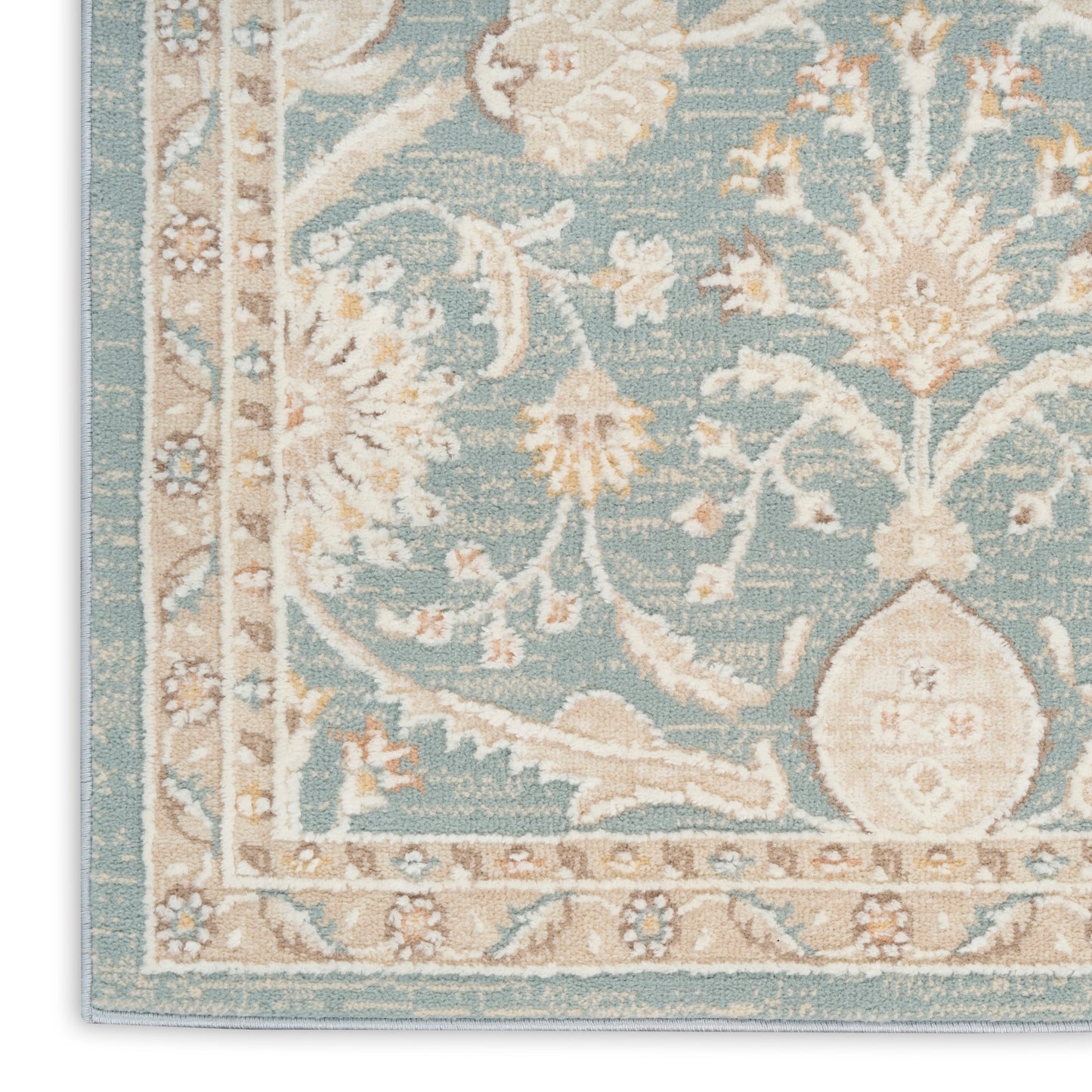 Nourison Isla 7'10" x 9'10" Blue Vintage Indoor Rug