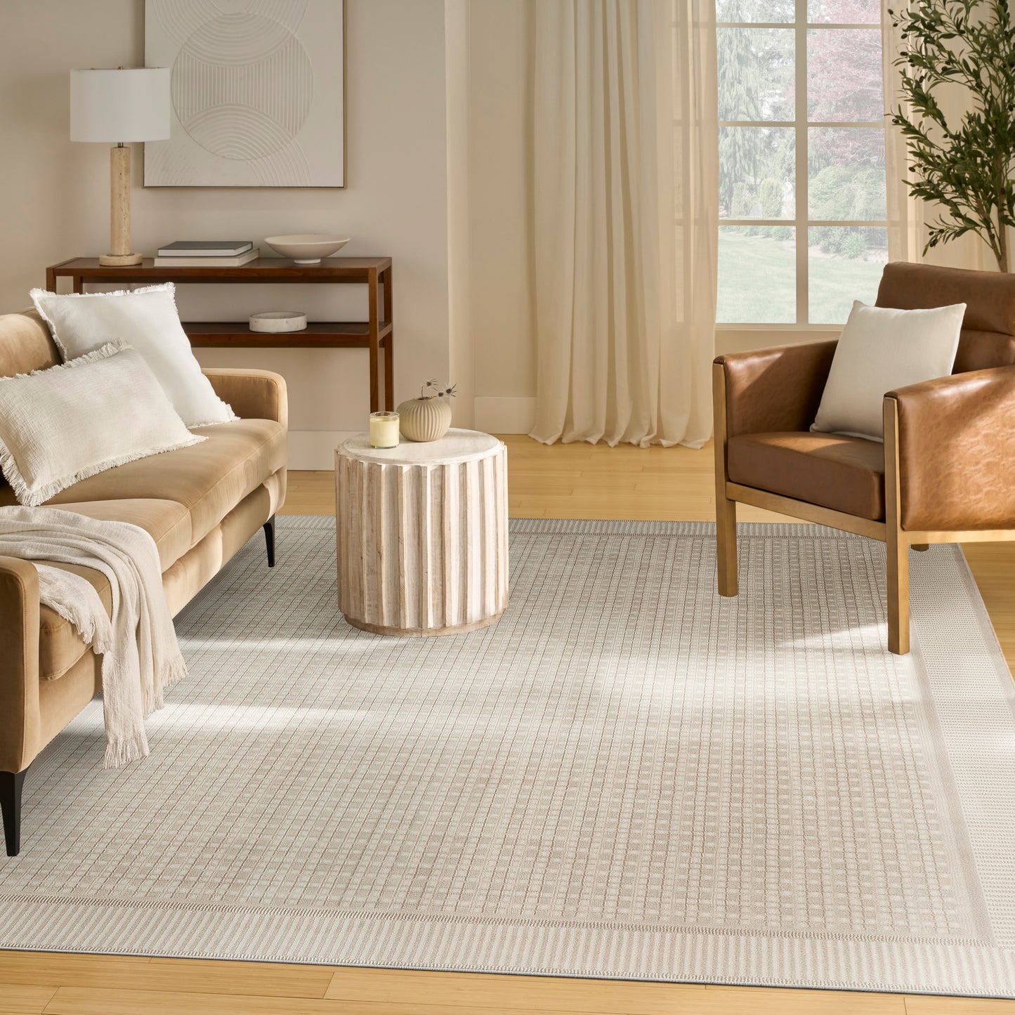 Nourison Nordic 8' x 10' Ivory Modern Indoor Rug