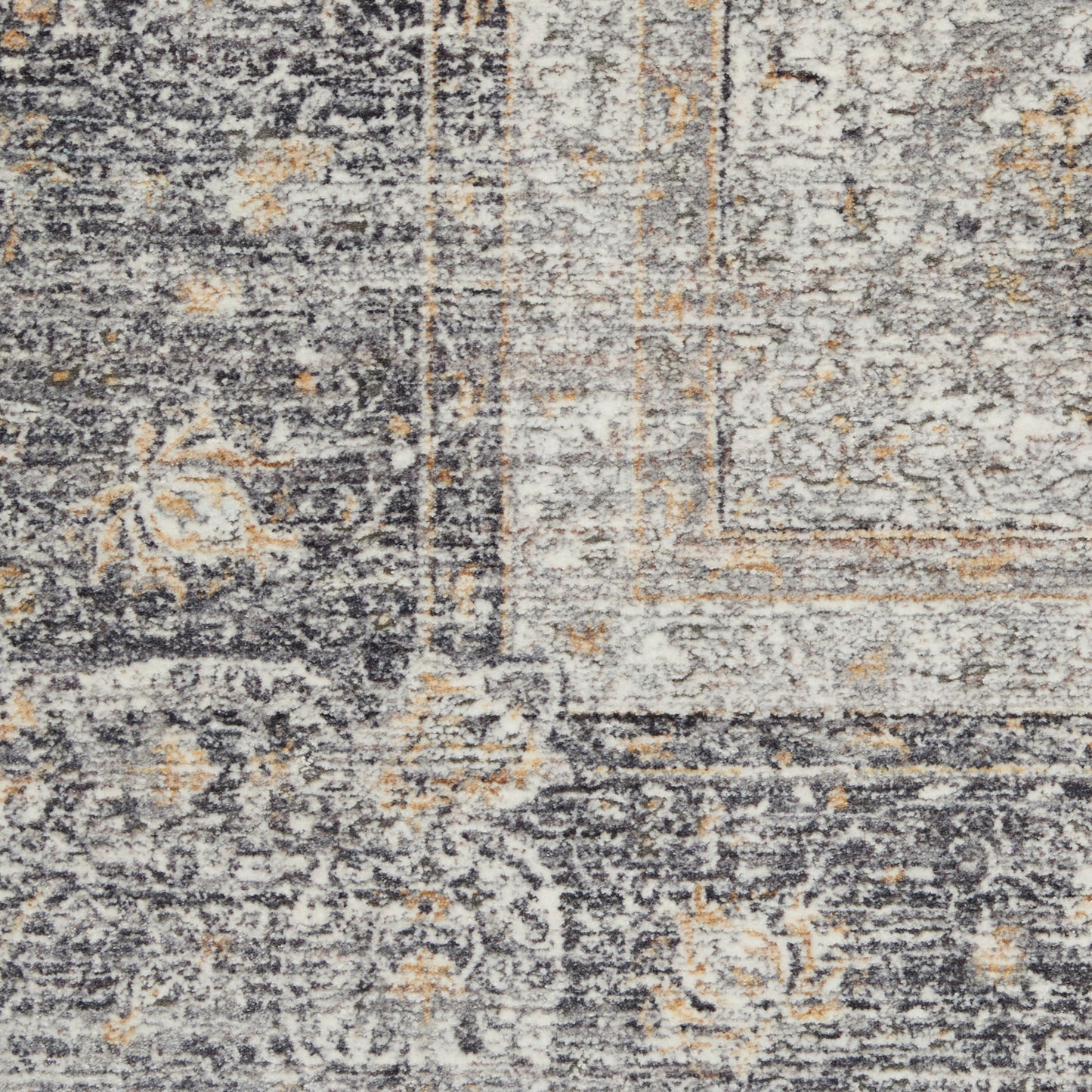 Nourison Starry Nights 8'6" x 11'6" Charcoal Crème Vintage Indoor Rug
