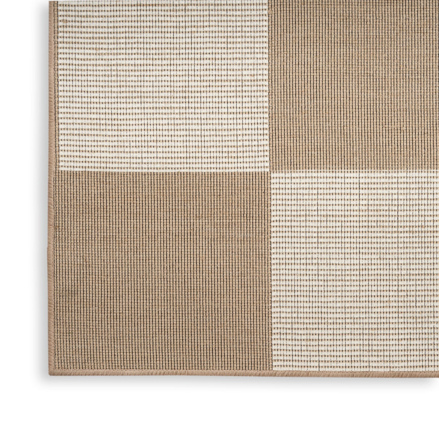 Nourison Washable Modern Jute 2'3" x 7'6" Natural Ivory Modern Indoor Rug