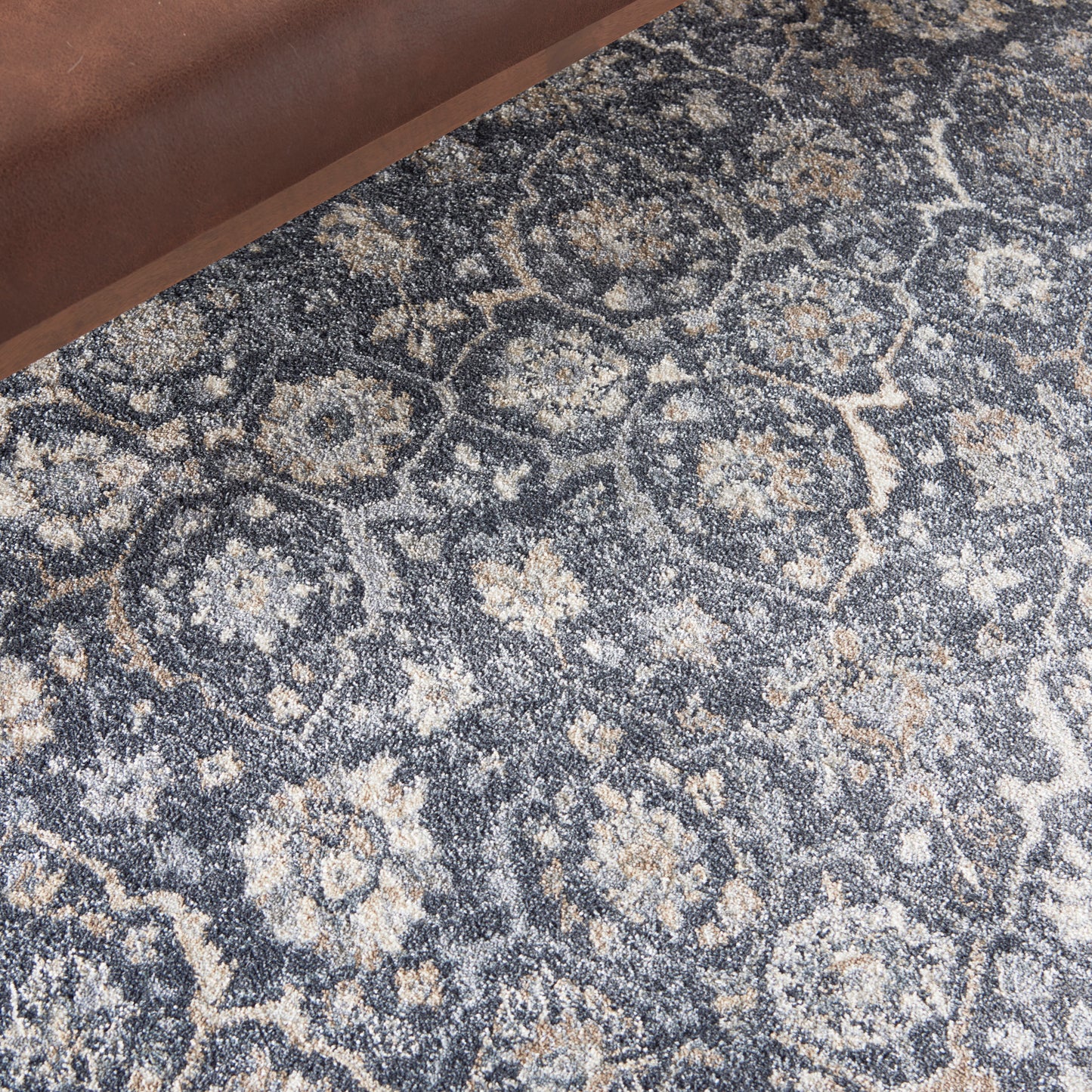 Nourison Moroccan Celebration 5'3" x 7'3" Navy Vintage Indoor Rug