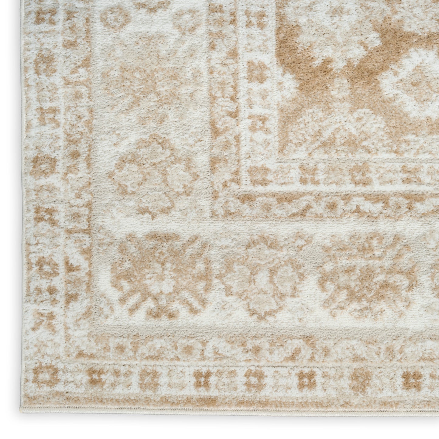 Nourison Dekor 2' x 4' Cream Beige Vintage Indoor Rug