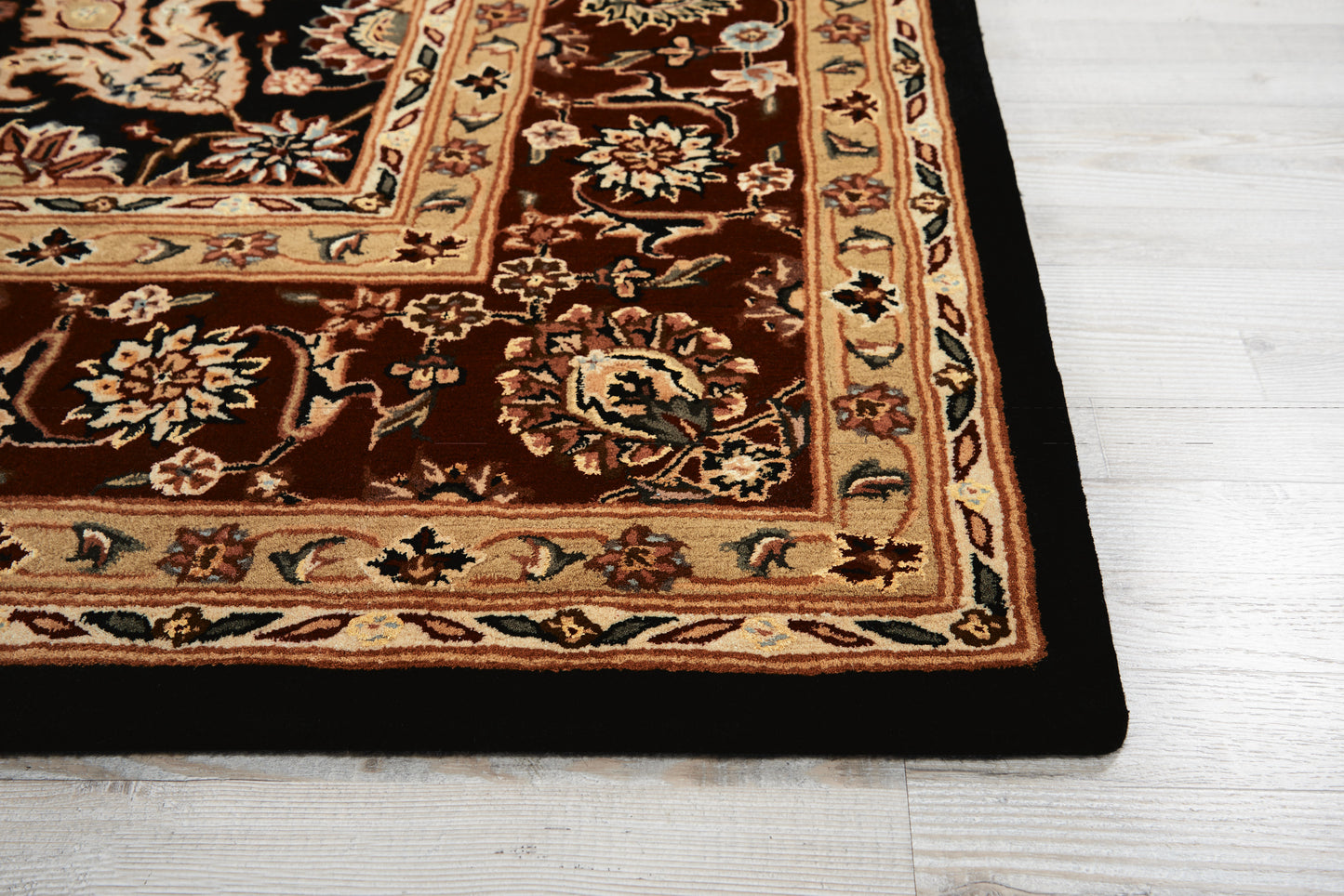 Nourison Nourison 2000 7'9" x 9'9" Black Traditional Indoor Rug