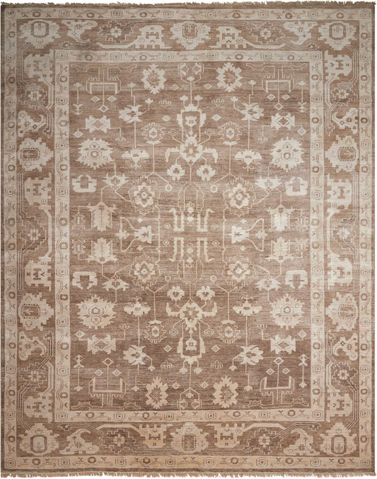 Nourison Aldora 5'6" x 8' Mocha Vintage Indoor Rug