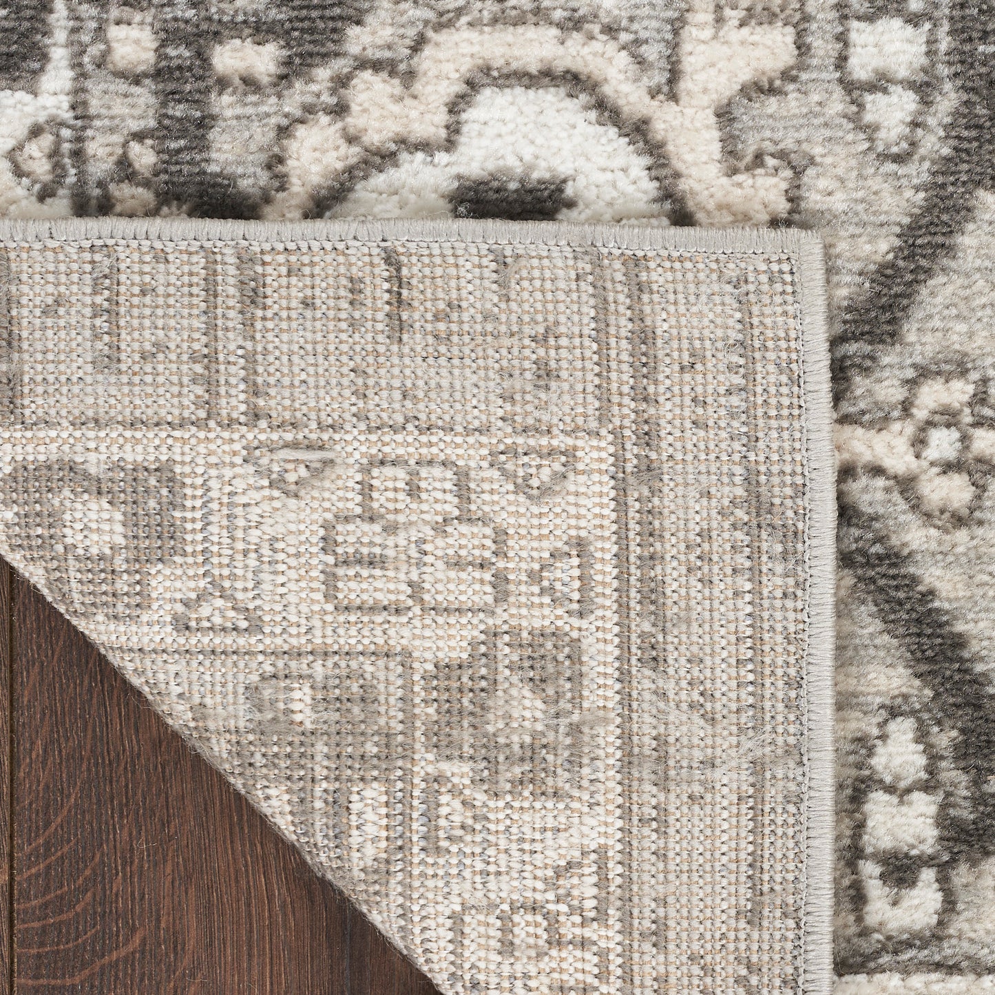 Nourison Quarry 5'3" x 7'3" Grey Vintage Indoor Rug