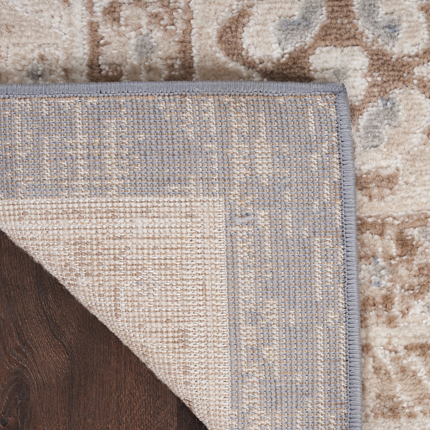 Nourison Serenity Home 3'11" x 5'11" Ivory Blue Vintage Indoor Rug