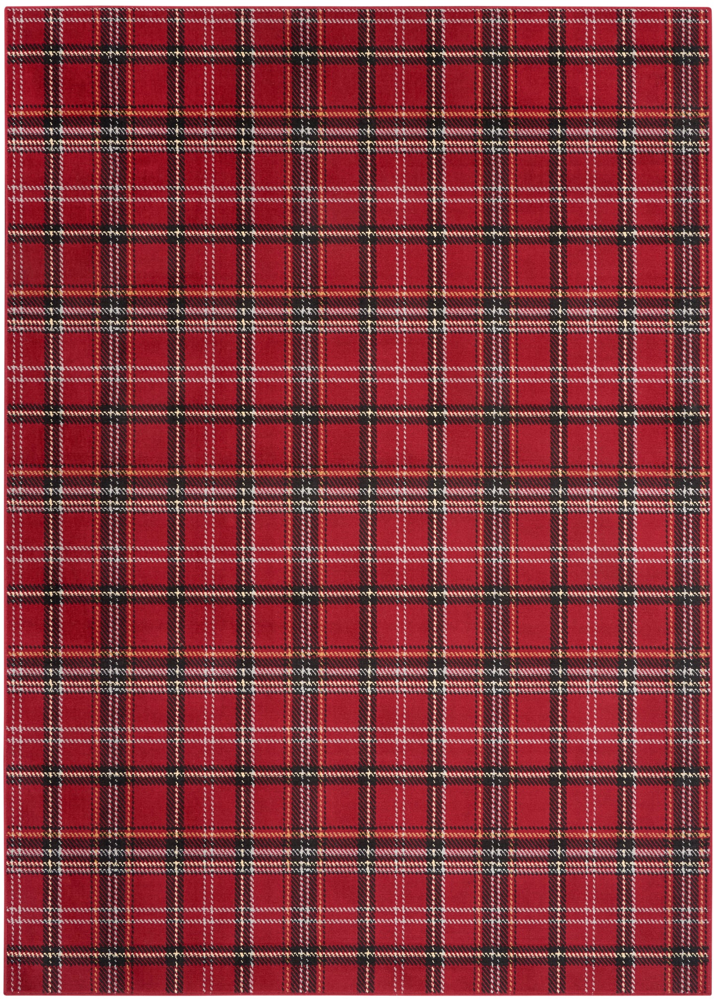 Nourison Grafix 6' x 9' Red Rustic Indoor Rug