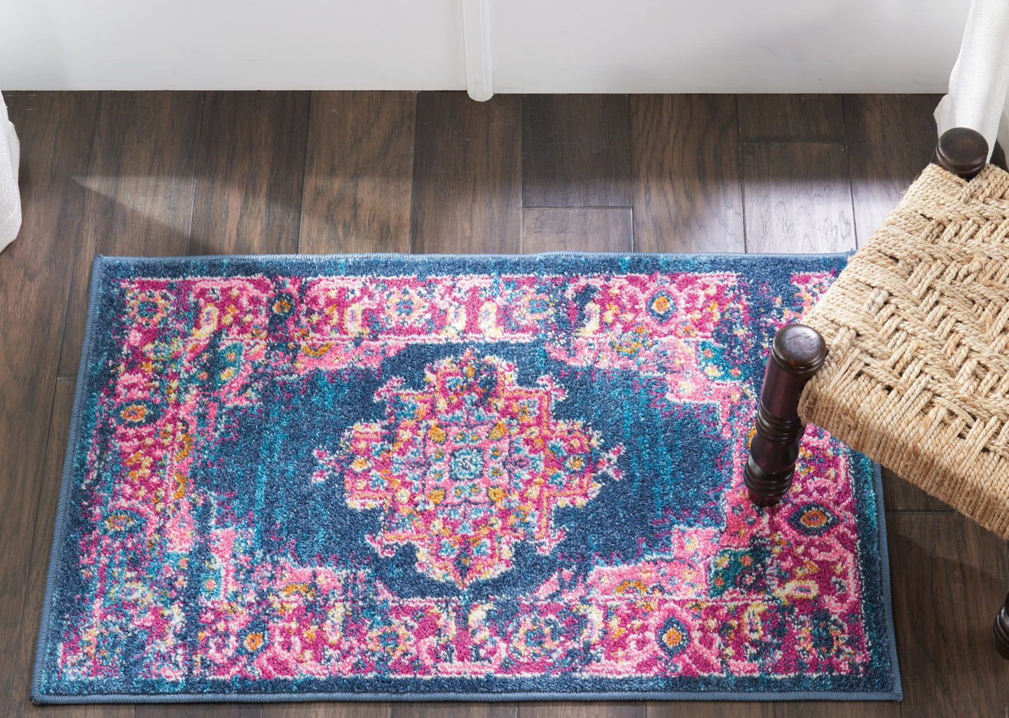 Nourison Passion 1'10" x 2'10" Blue Bohemian Indoor Rug