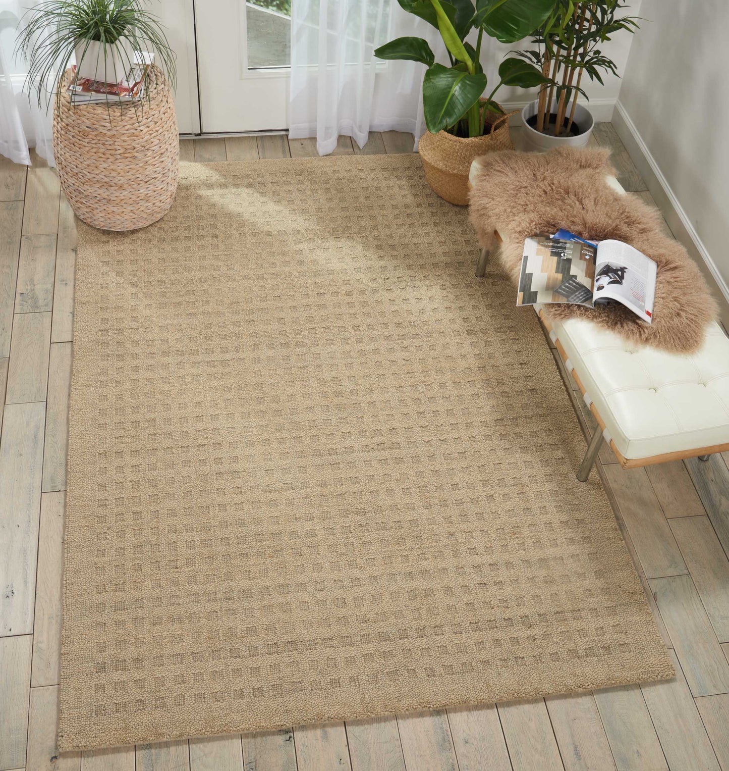 Nourison Marana 8' x 10'6" Taupe Contemporary Indoor Rug