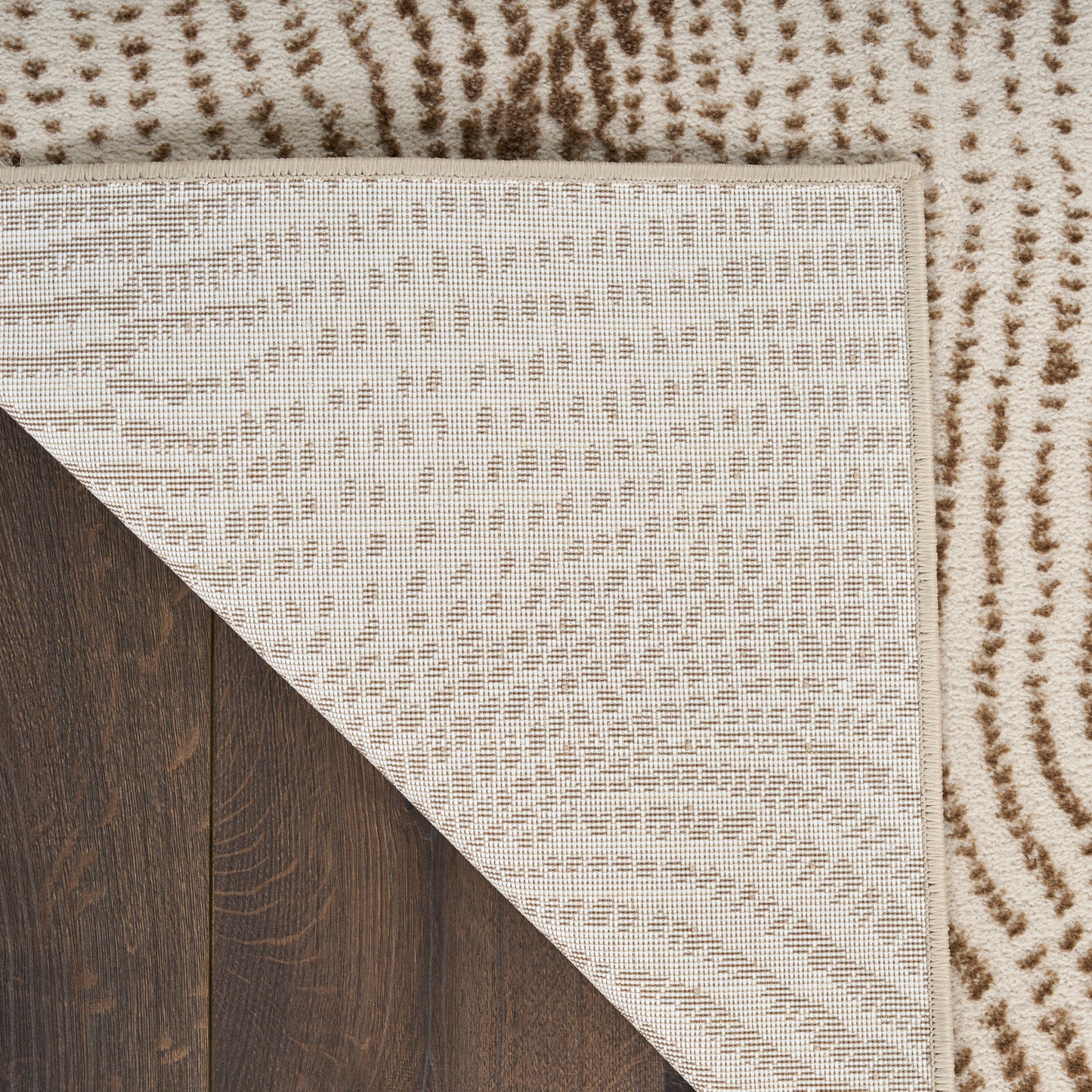 DKNY Central Park West 7'10" x 9'10" Beige Brown Modern Indoor Rug