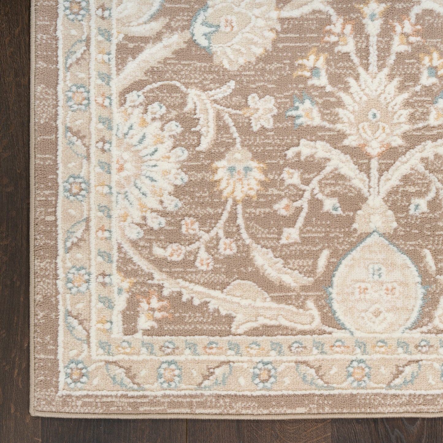Nourison Isla 5'3" x 7' Mocha Vintage Indoor Rug