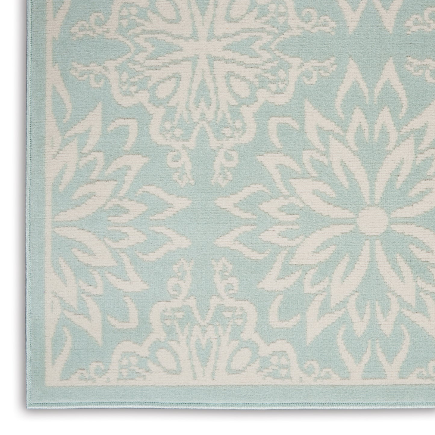 Nourison Jubilant 5'3" x 7'3" Ivory Green Farmhouse Indoor Rug