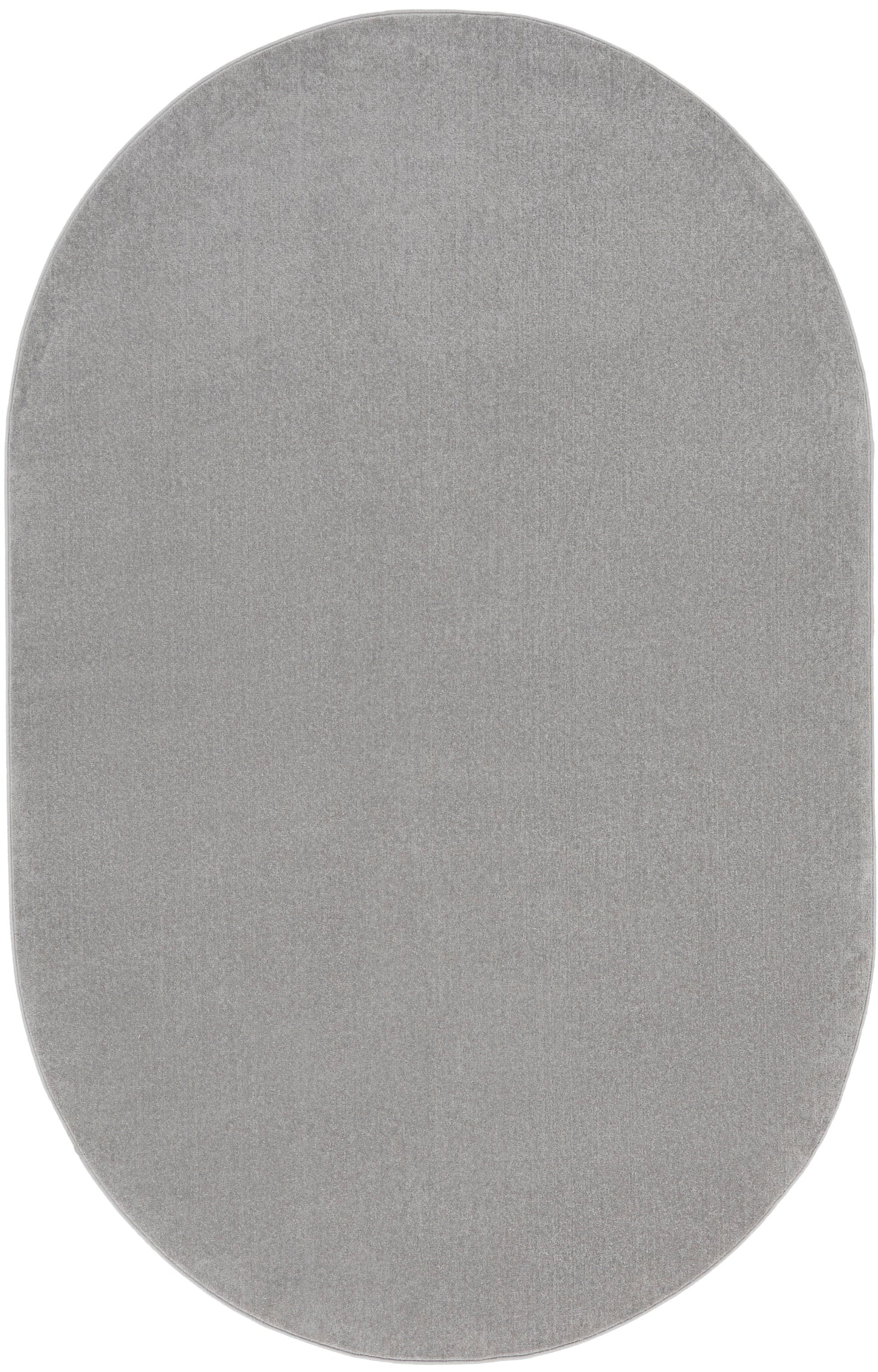 Nourison Nourison Essentials 6' x 9' Oval Silver Grey Outdoor Rug