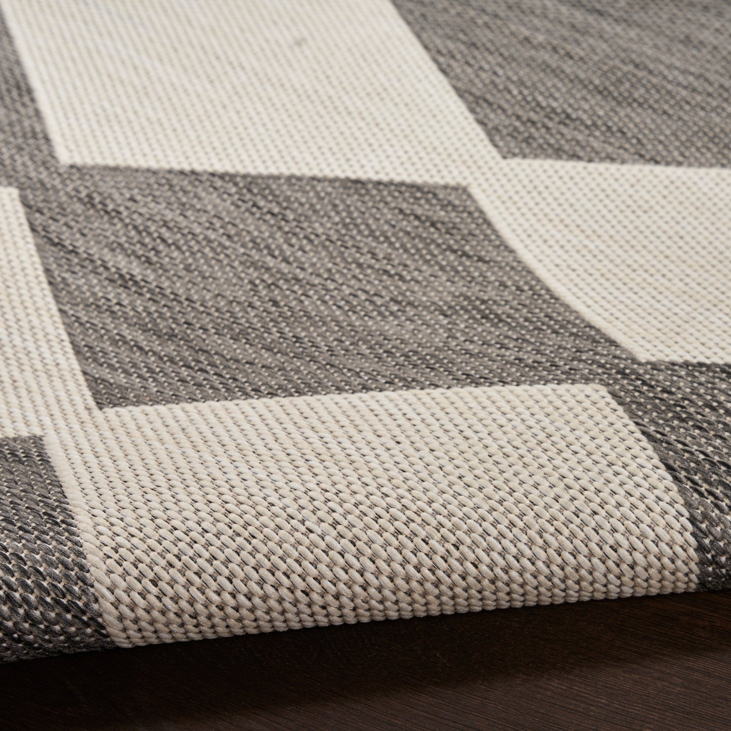 Nourison Positano 9' x 12' Charcoal Modern Rug