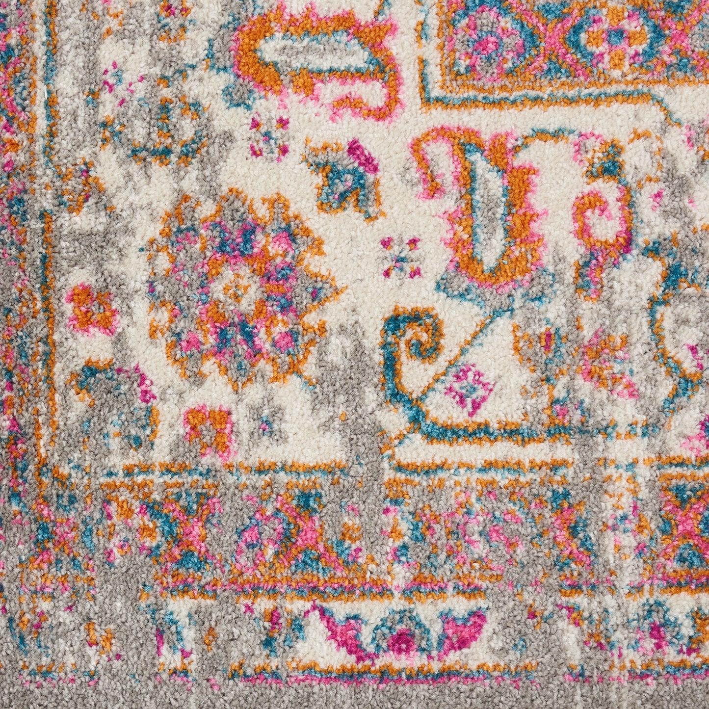 Nourison Passion 2'2" x 10' Grey Bohemian Indoor Rug