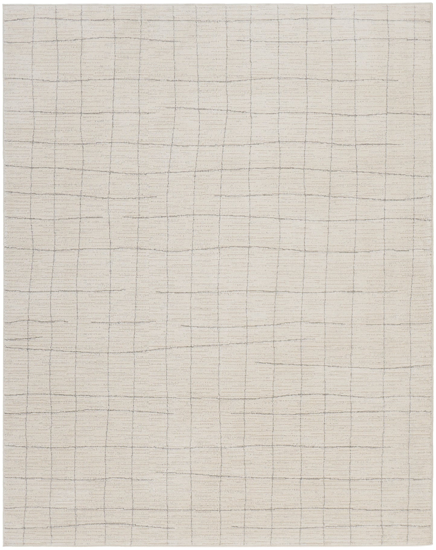 Nourison Andes 9' x 12' Ivory Grey Scandinavian Indoor Rug