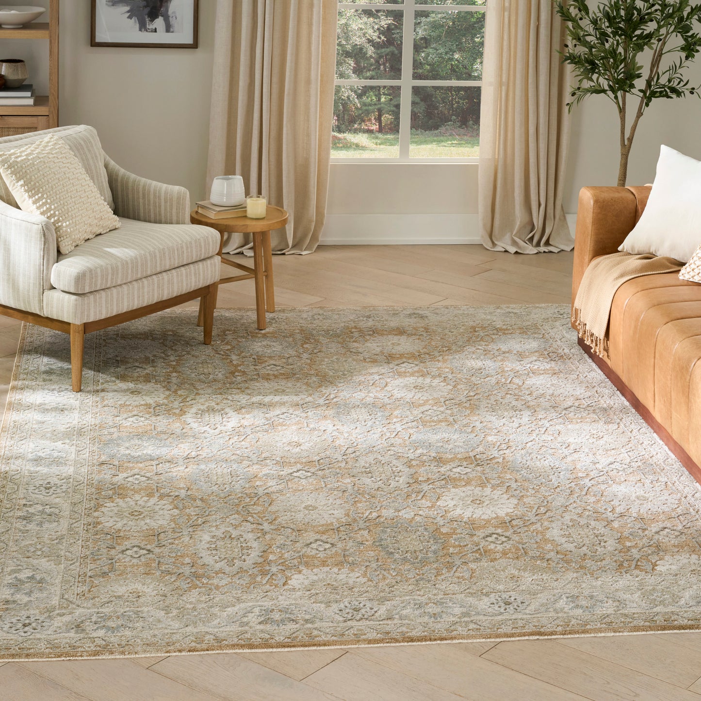 Nourison Envy 7'10" x 10'2" Mocha Vintage Indoor Rug