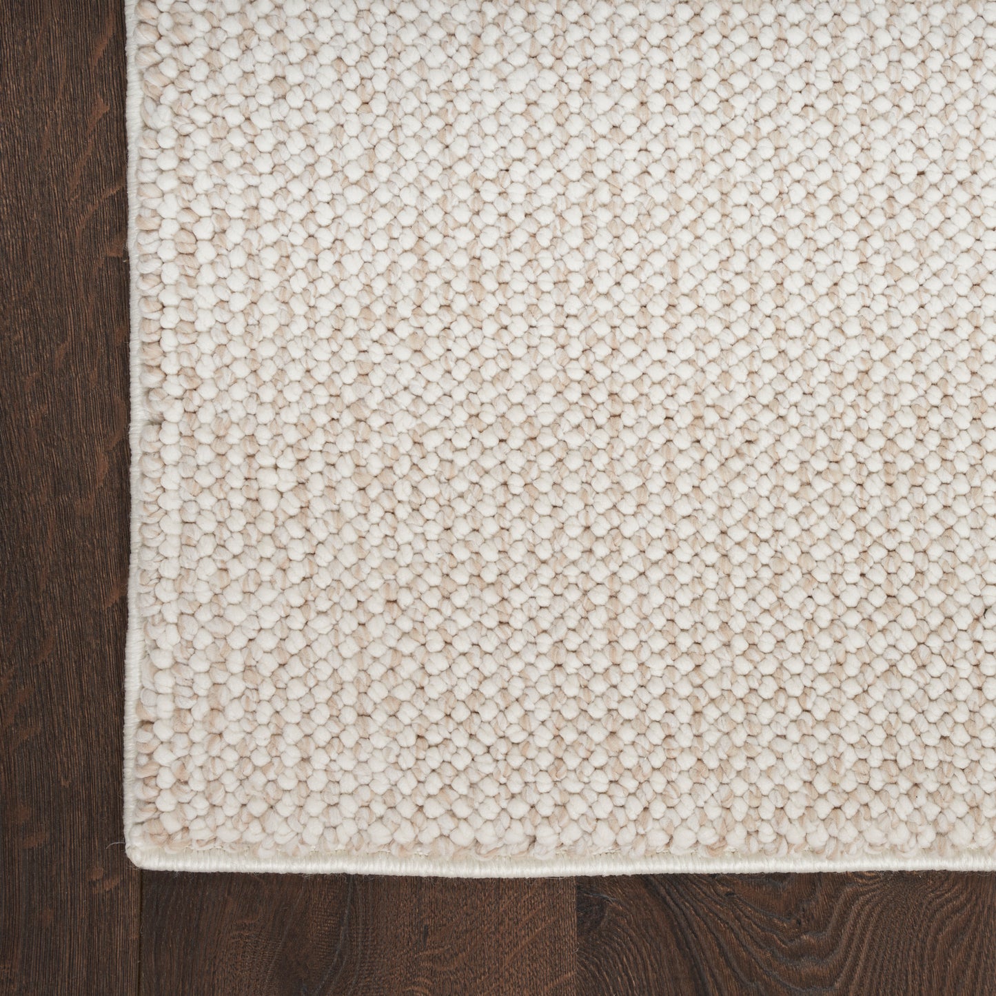Nourison Natural Texture 7'10" x 9'10" Ivory Beige Farmhouse Indoor Rug