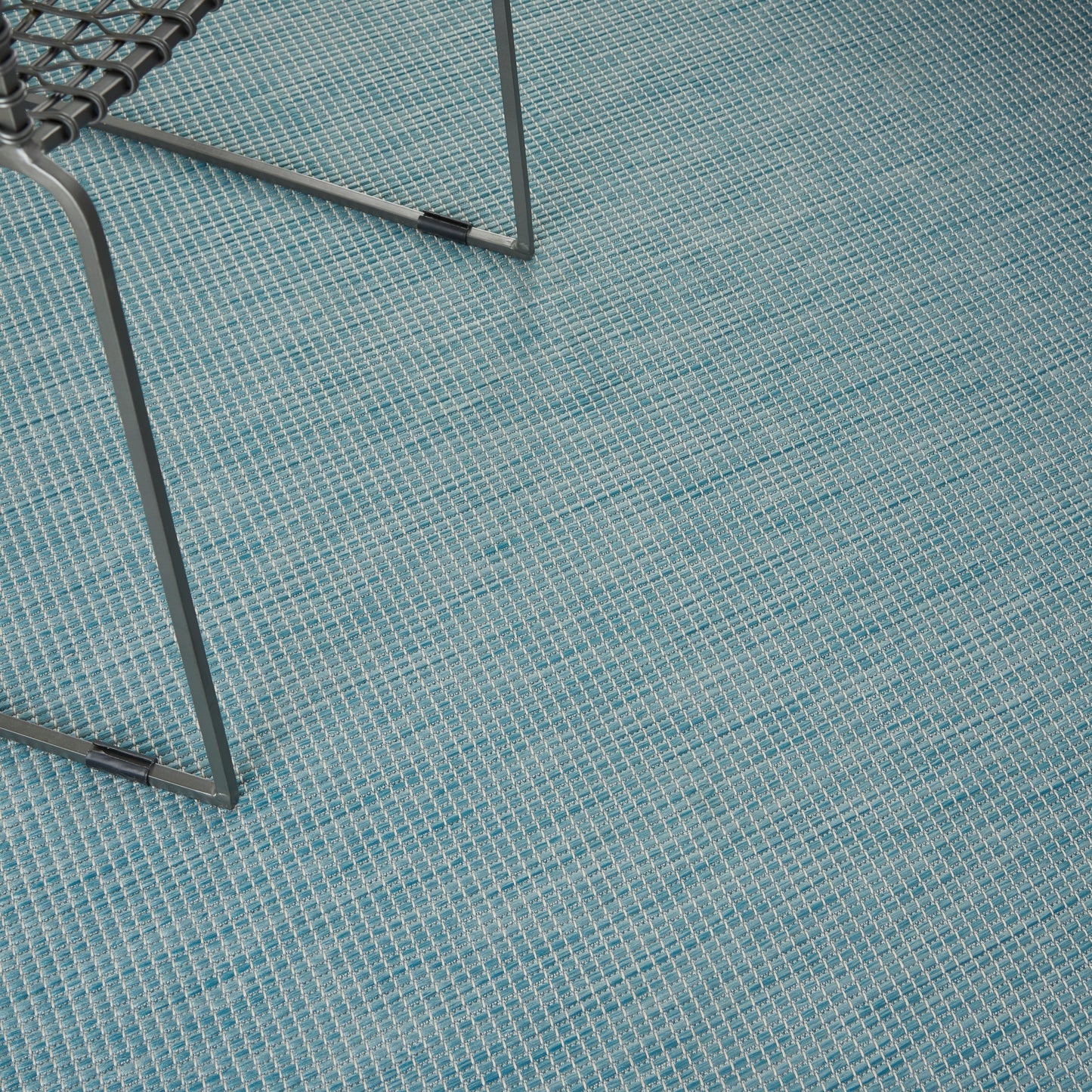 Nourison Positano 4' x 6' Aqua Modern Rug