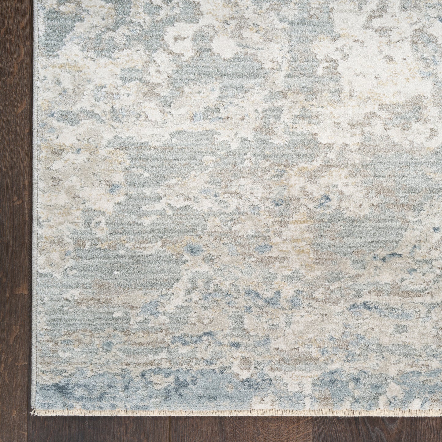 Nourison Envy 5'3" x 7'10" Blue Silver Modern Indoor Rug