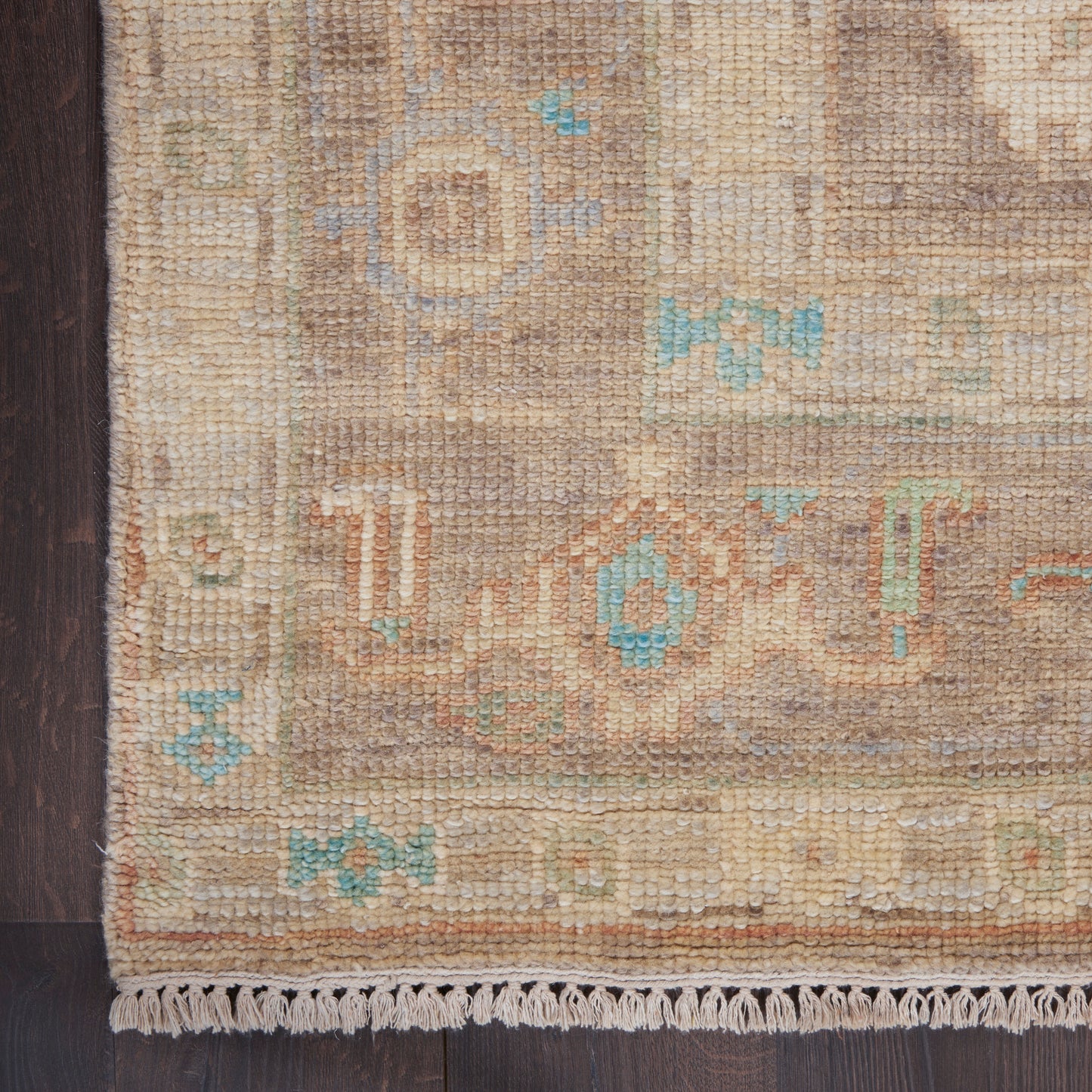 Nourison Odessa 5'6" x 8' Ivory Mocha Vintage Indoor Rug