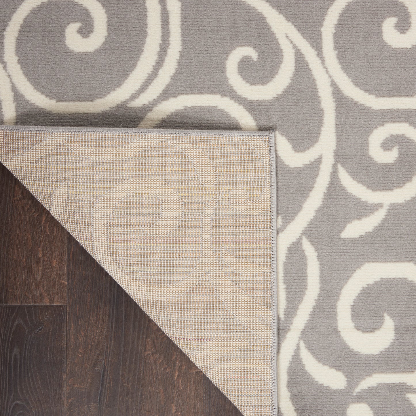 Nourison Grafix 2' x 4' Grey Contemporary Indoor Rug
