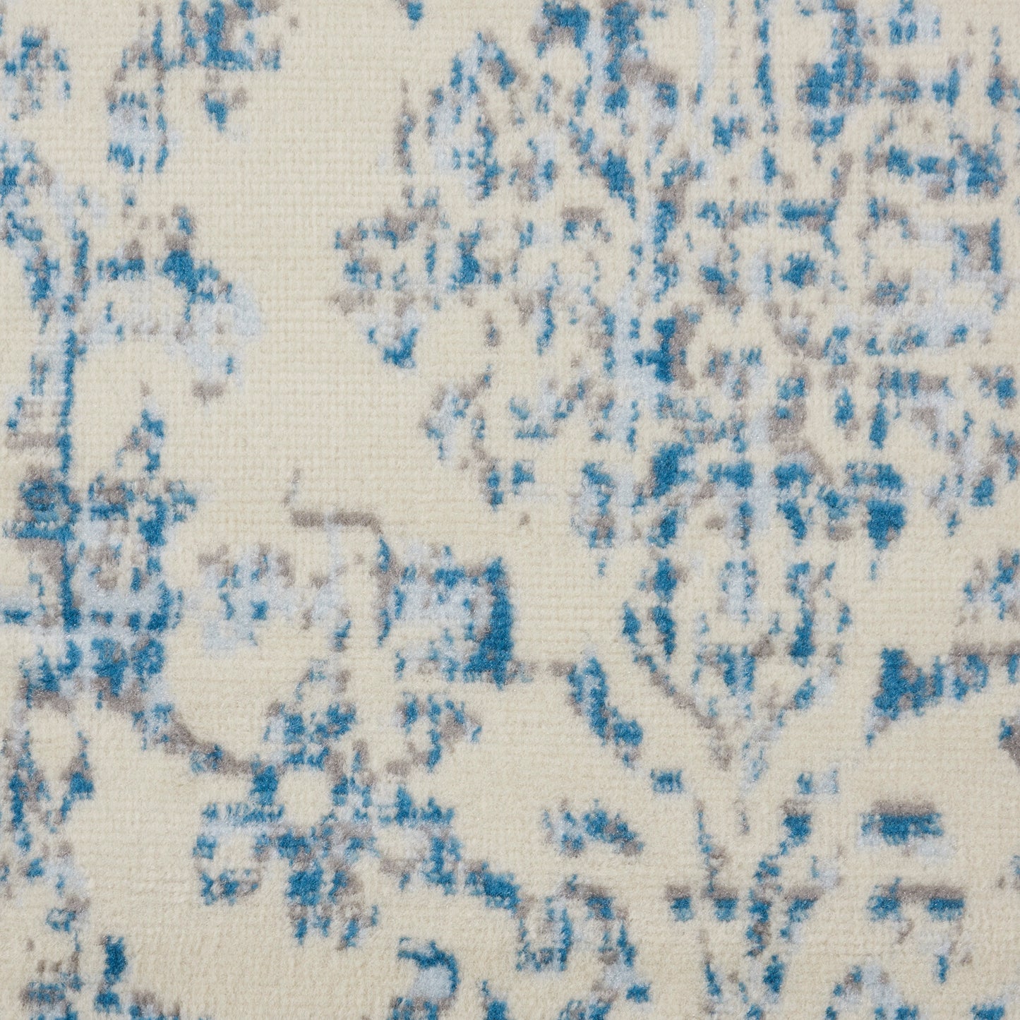 Nourison Jubilant 2' x 4' Ivory Blue Vintage Indoor Rug