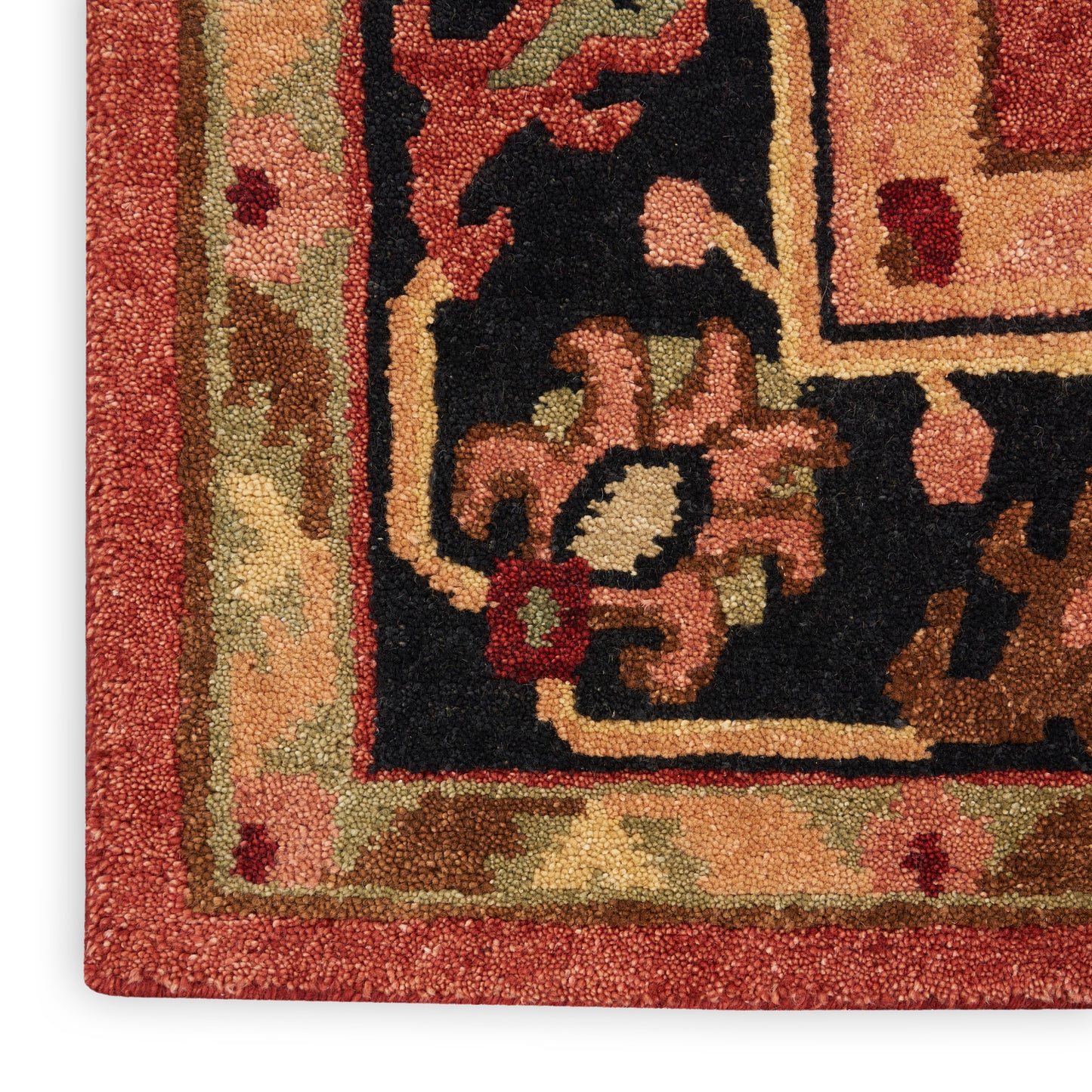 Nourison Tahoe 8'6" x 11'6" Rust Traditional Indoor Rug